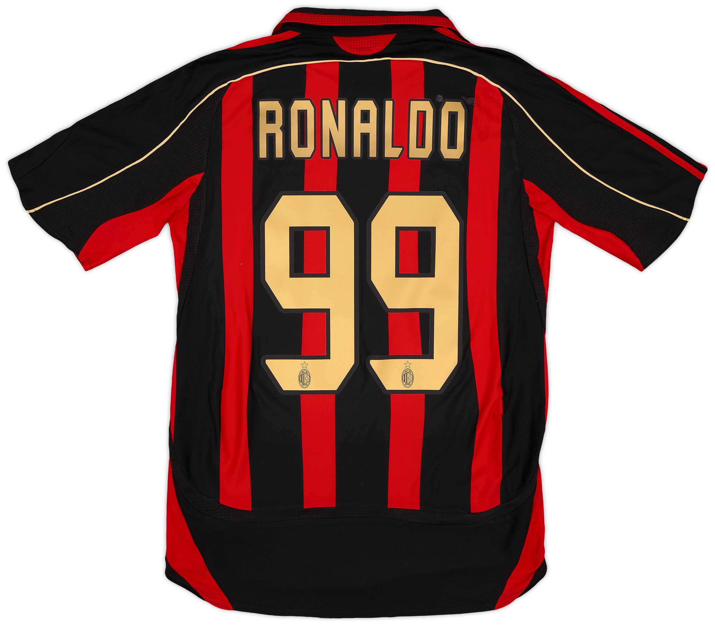 2006-07 AC Milan Home Shirt Ronaldo #99 - 6/10 - (S)