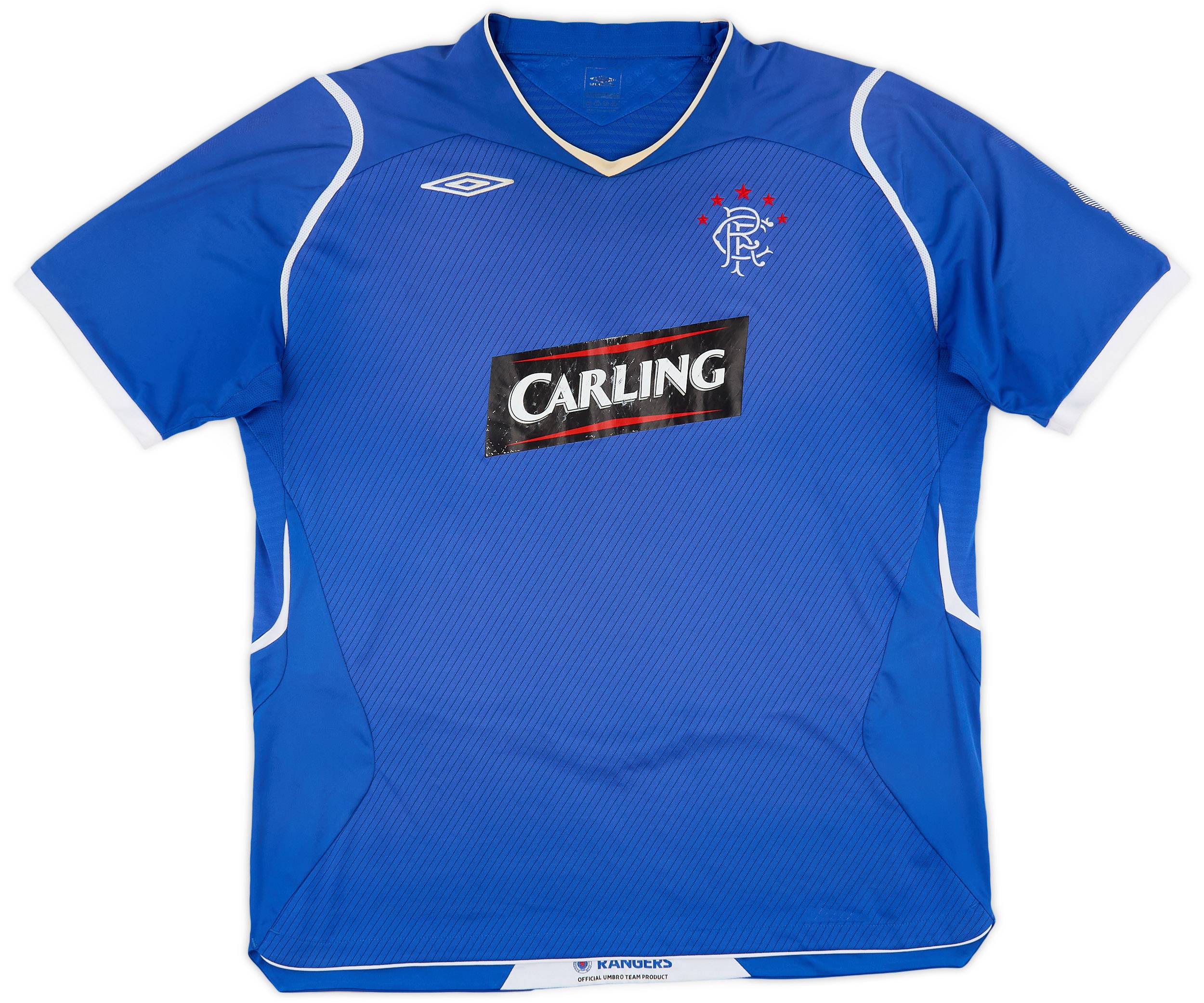 2008-09 Rangers Home Shirt - 5/10 - (XXL)
