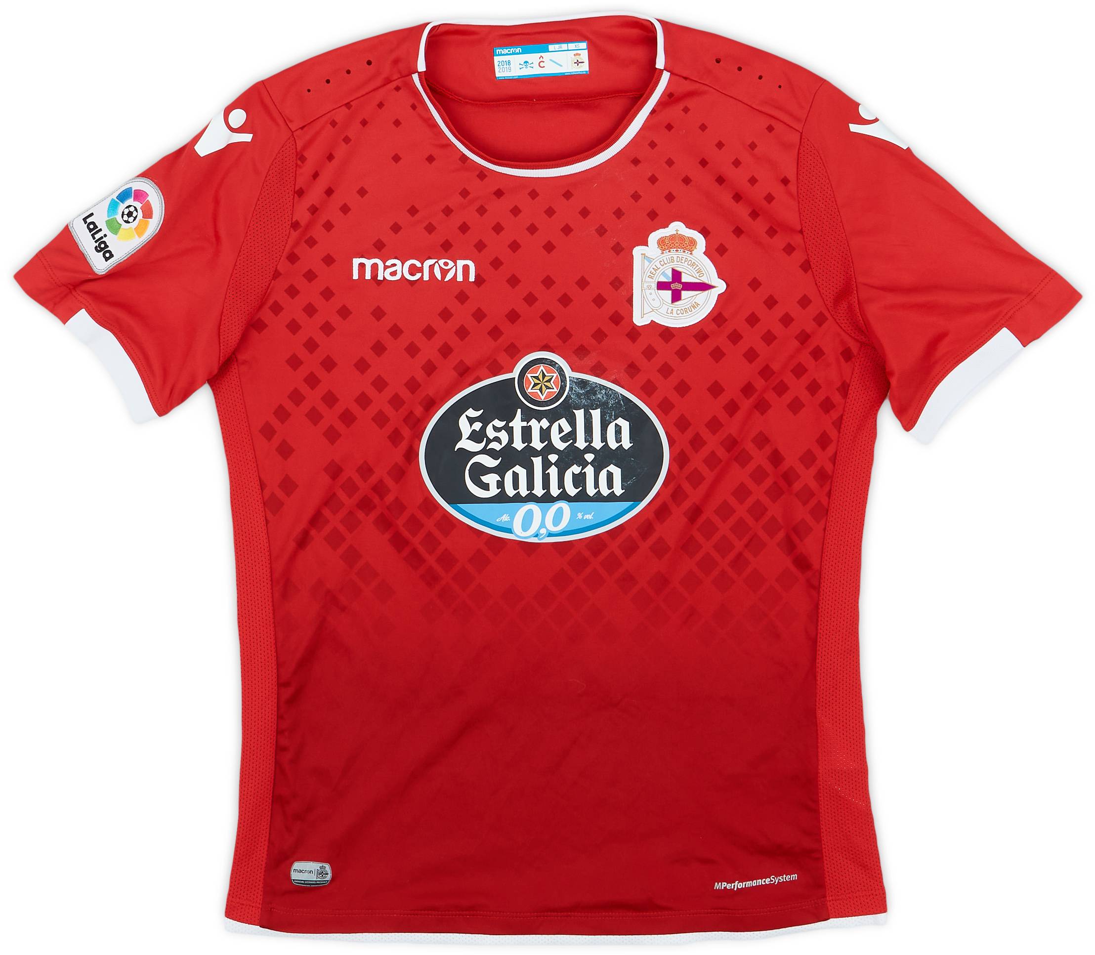 2018 19 Deportivo La Coruna Away Shirt 7 10 L.Boys