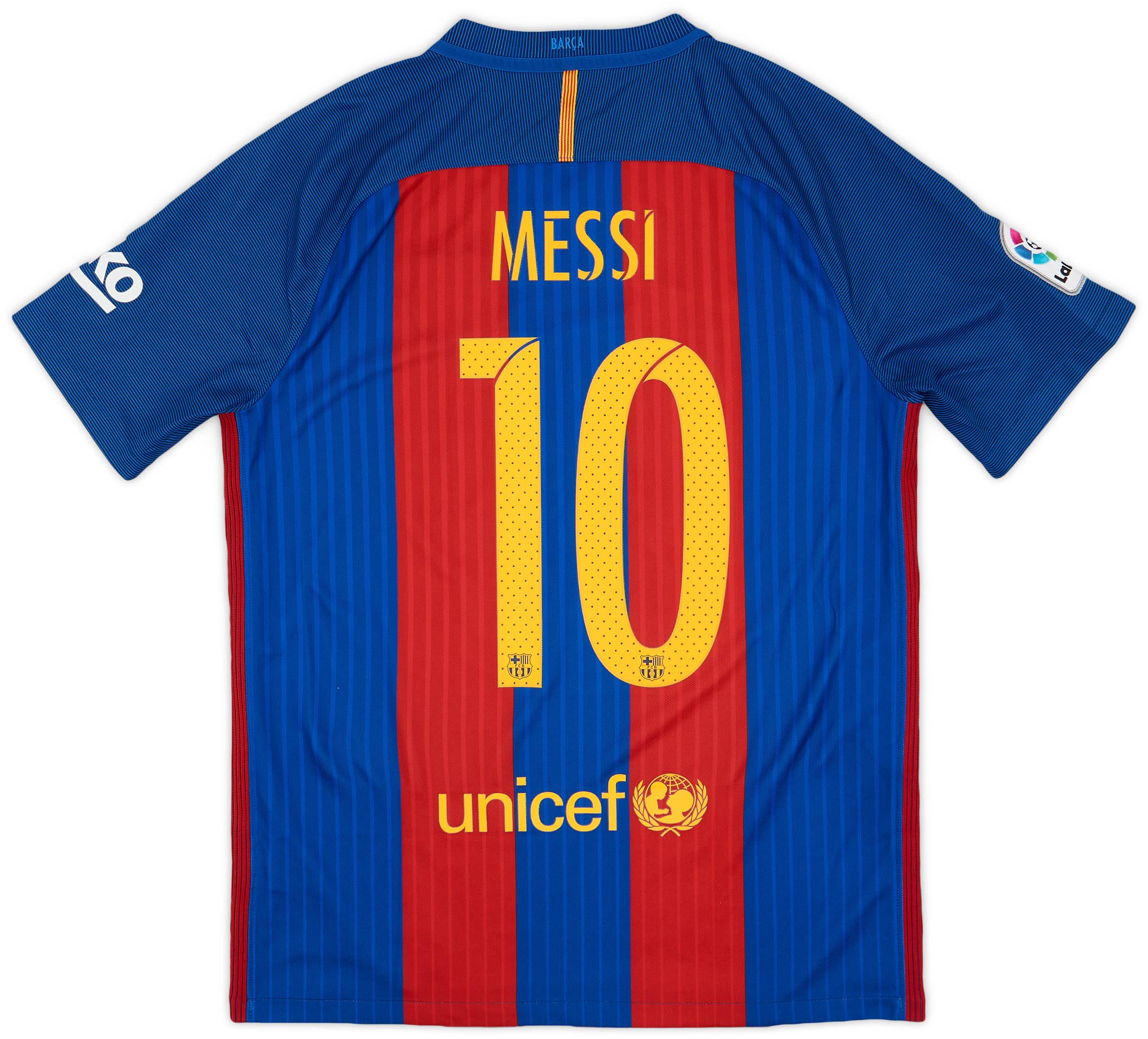 2016-17 Barcelona Home Shirt Messi #10 - 10/10 - (M)