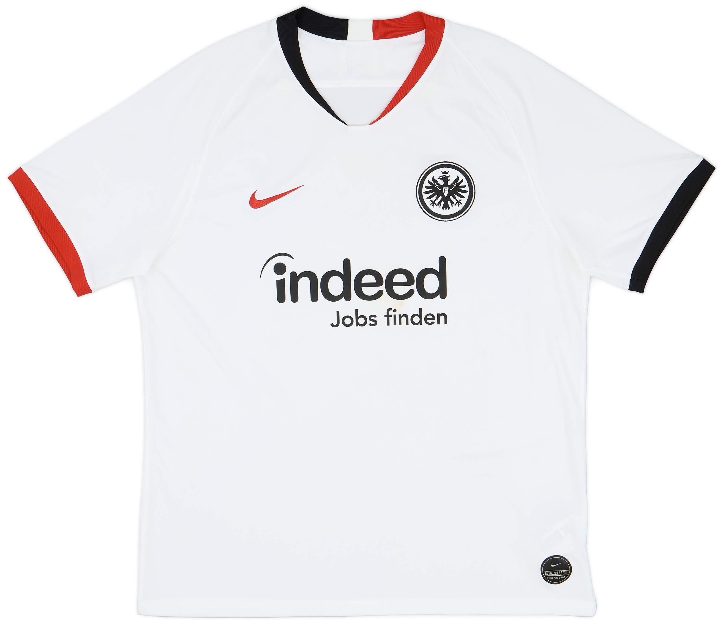 2019-20 Eintracht Frankfurt Away Shirt - 6/10 - (XL)