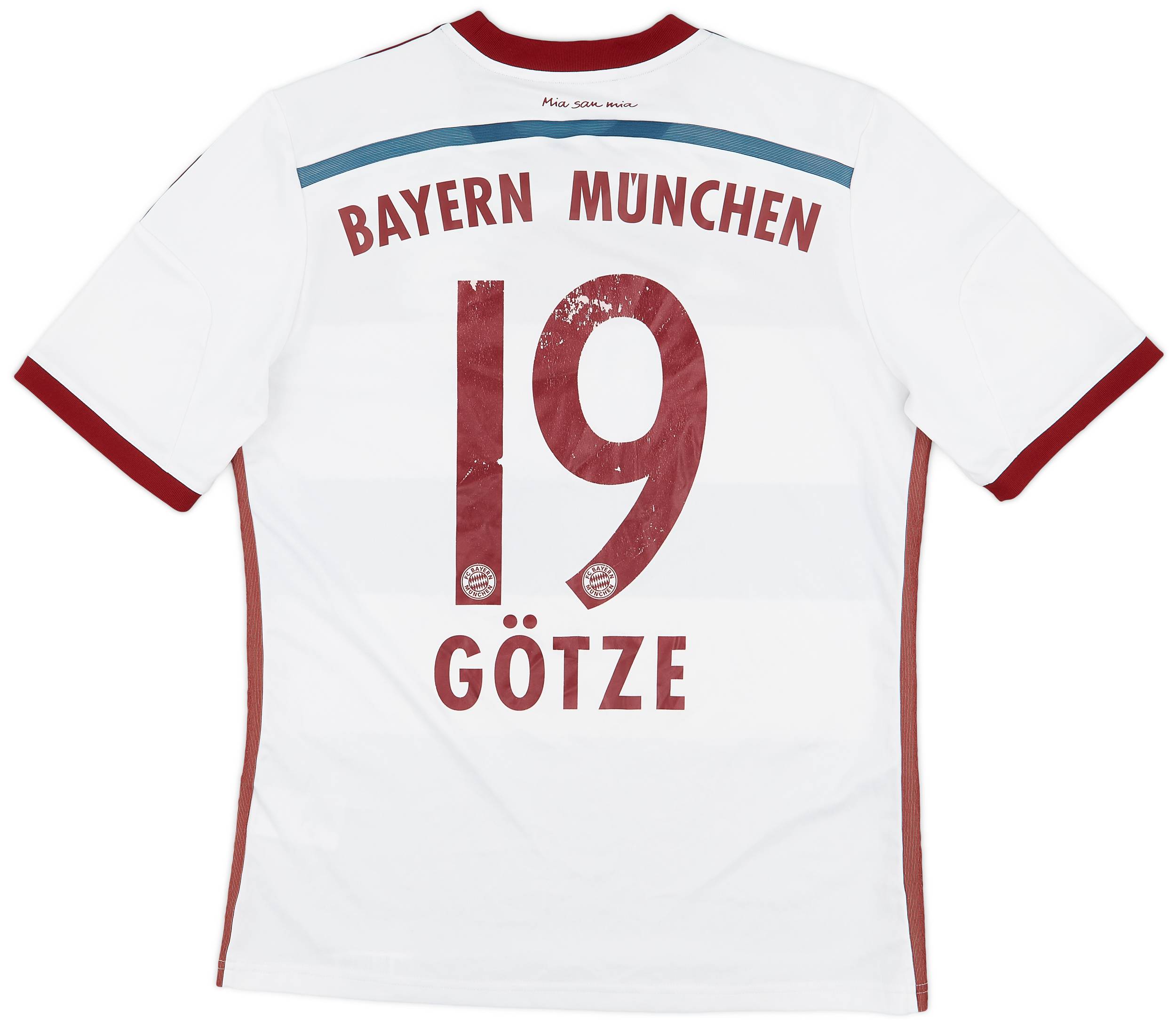 2014-15 Bayern Munich Away Shirt Gotze #19 - 5/10 - (XL.Boys)
