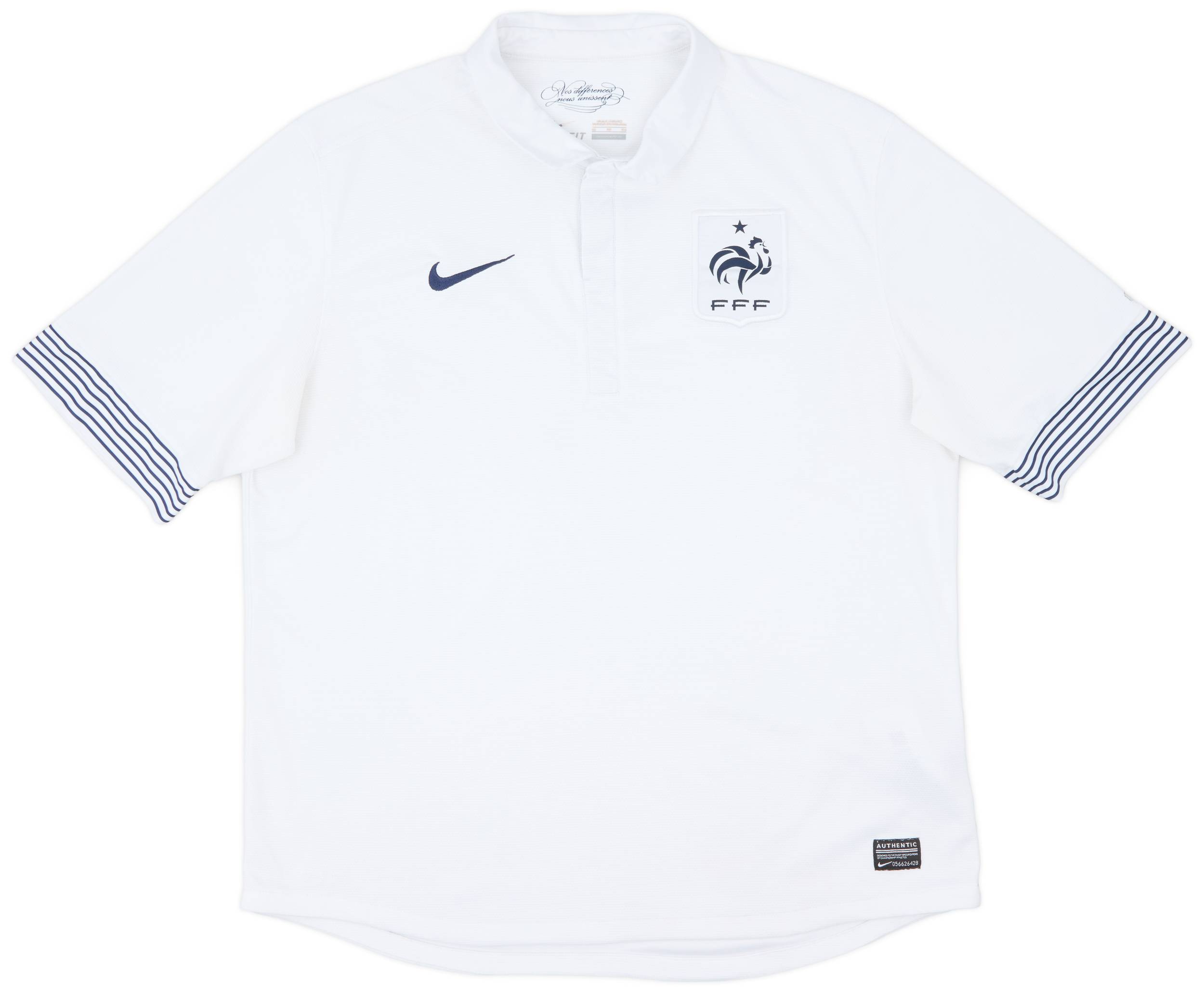 2012-13 France Away Shirt - 8/10 - (XL)