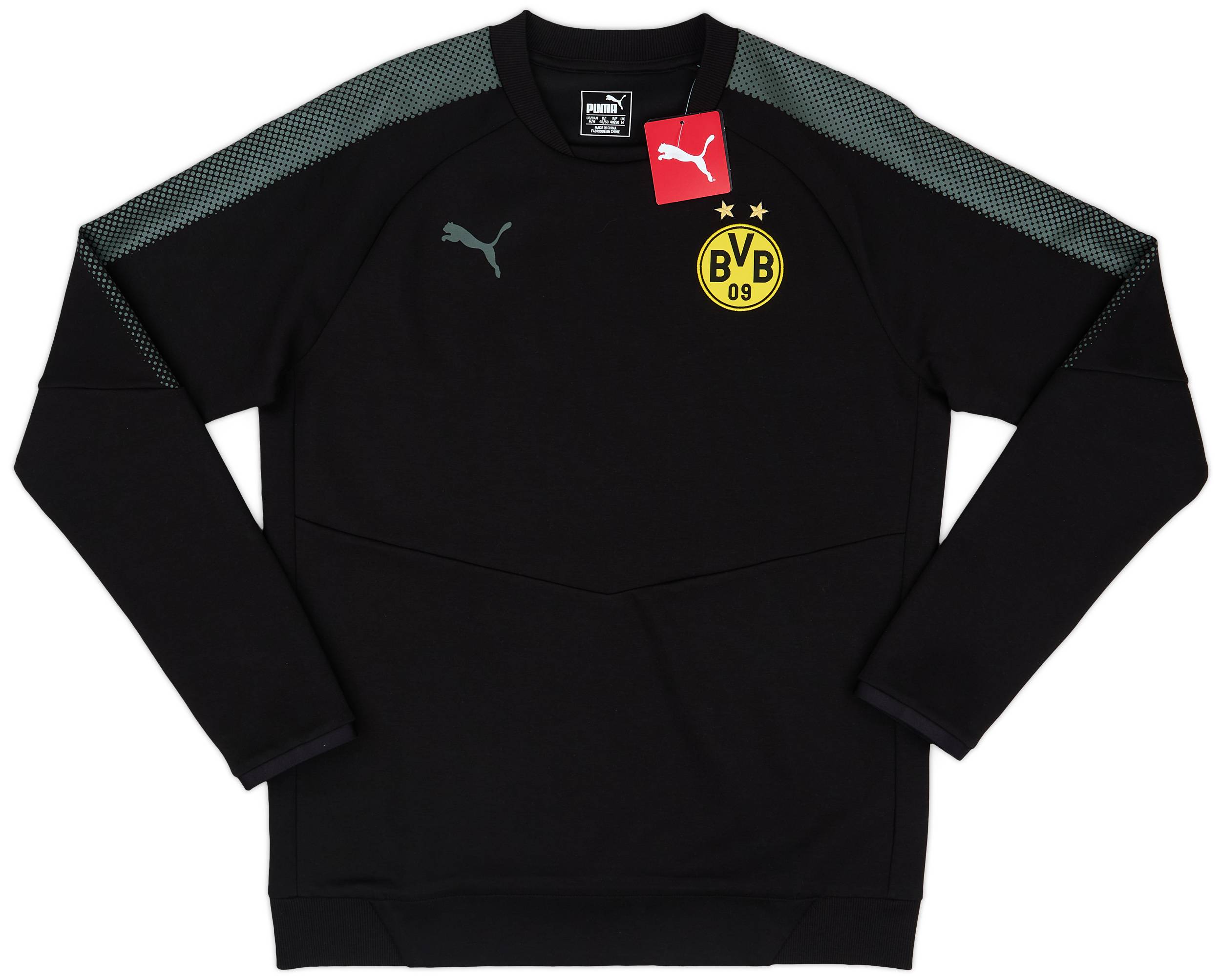 2017 18 Borussia Dortmund Puma Casuals Sweat Top M