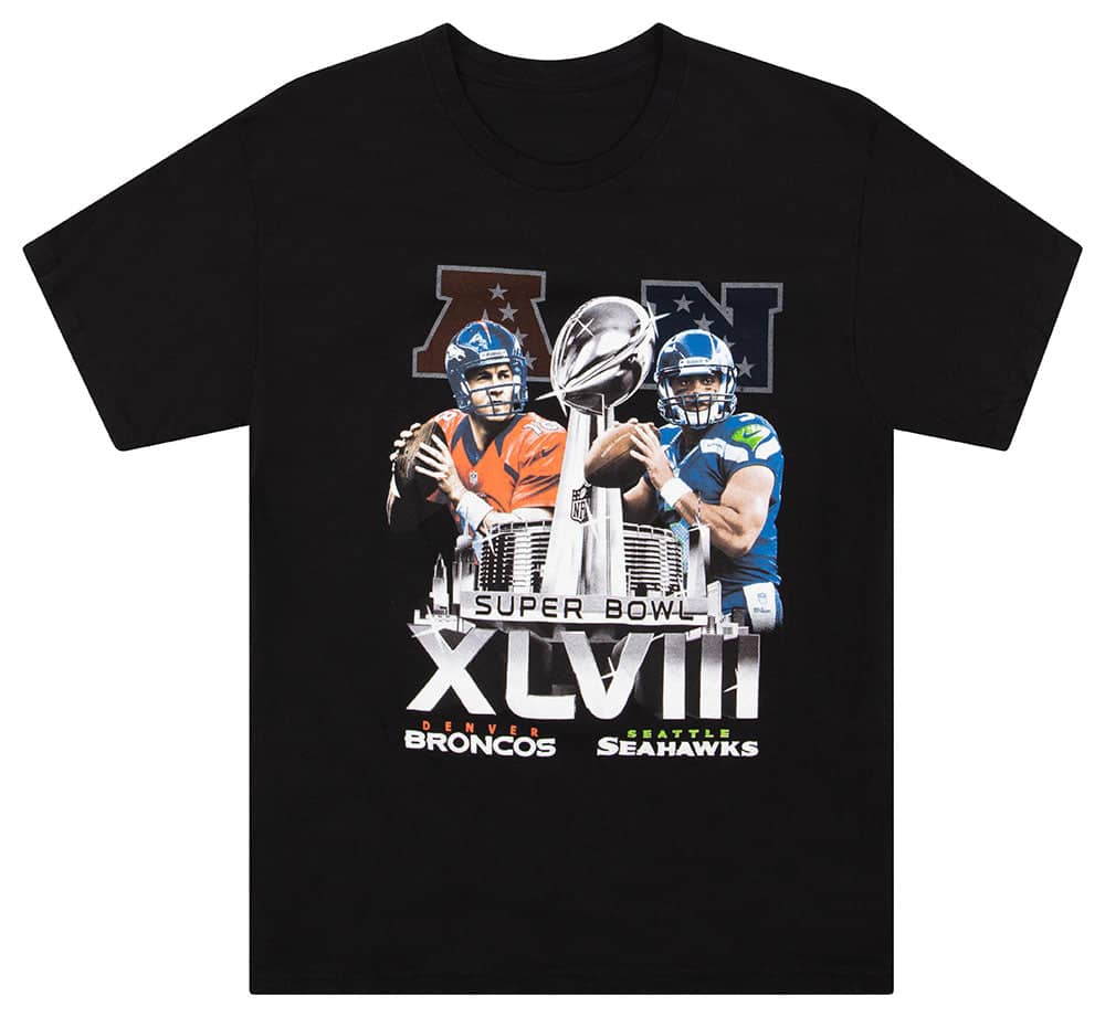2014 Super Bowl XLVIII Graphic Tee M