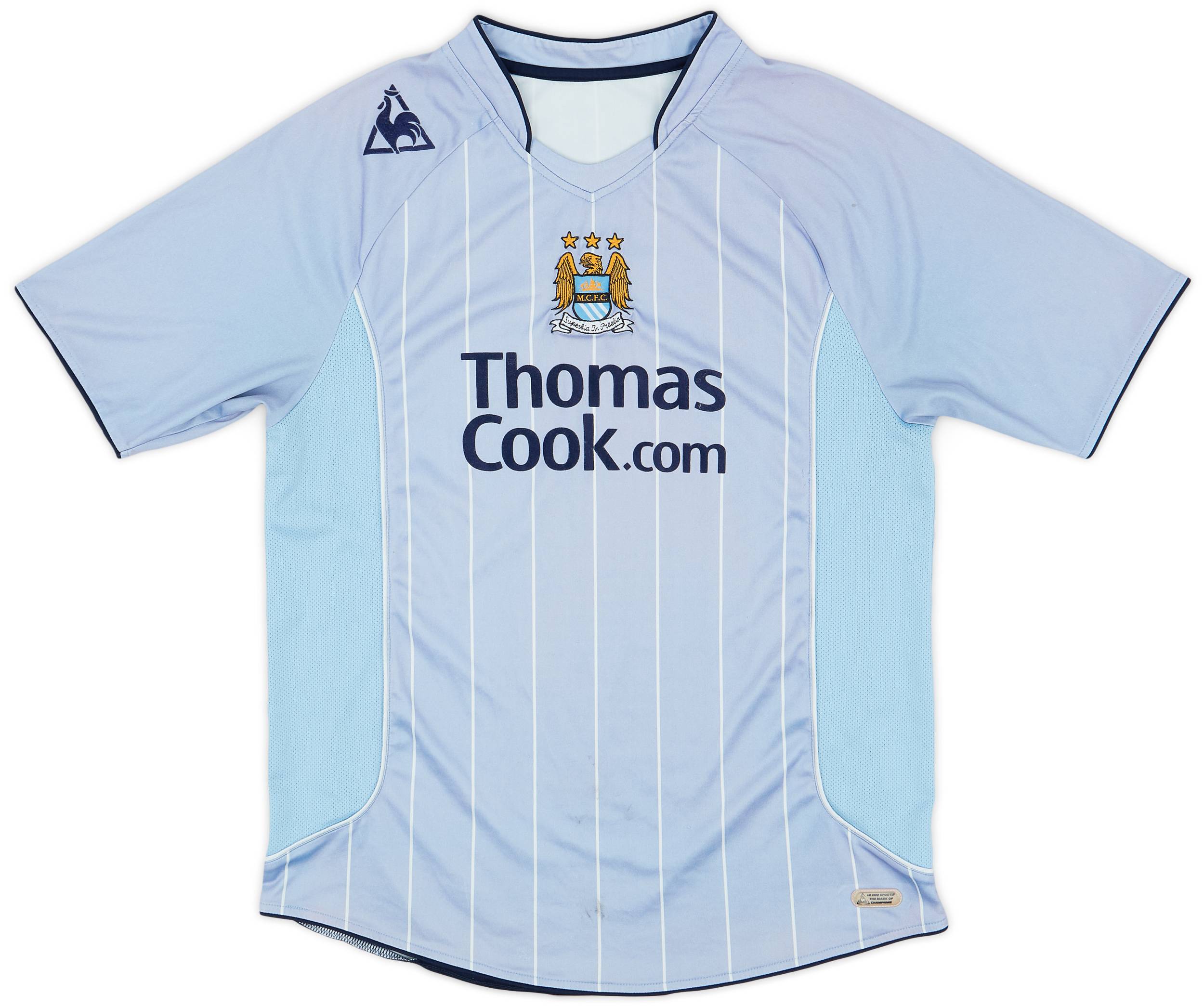 2007-08 Manchester City Home Shirt - 4/10 - (L)