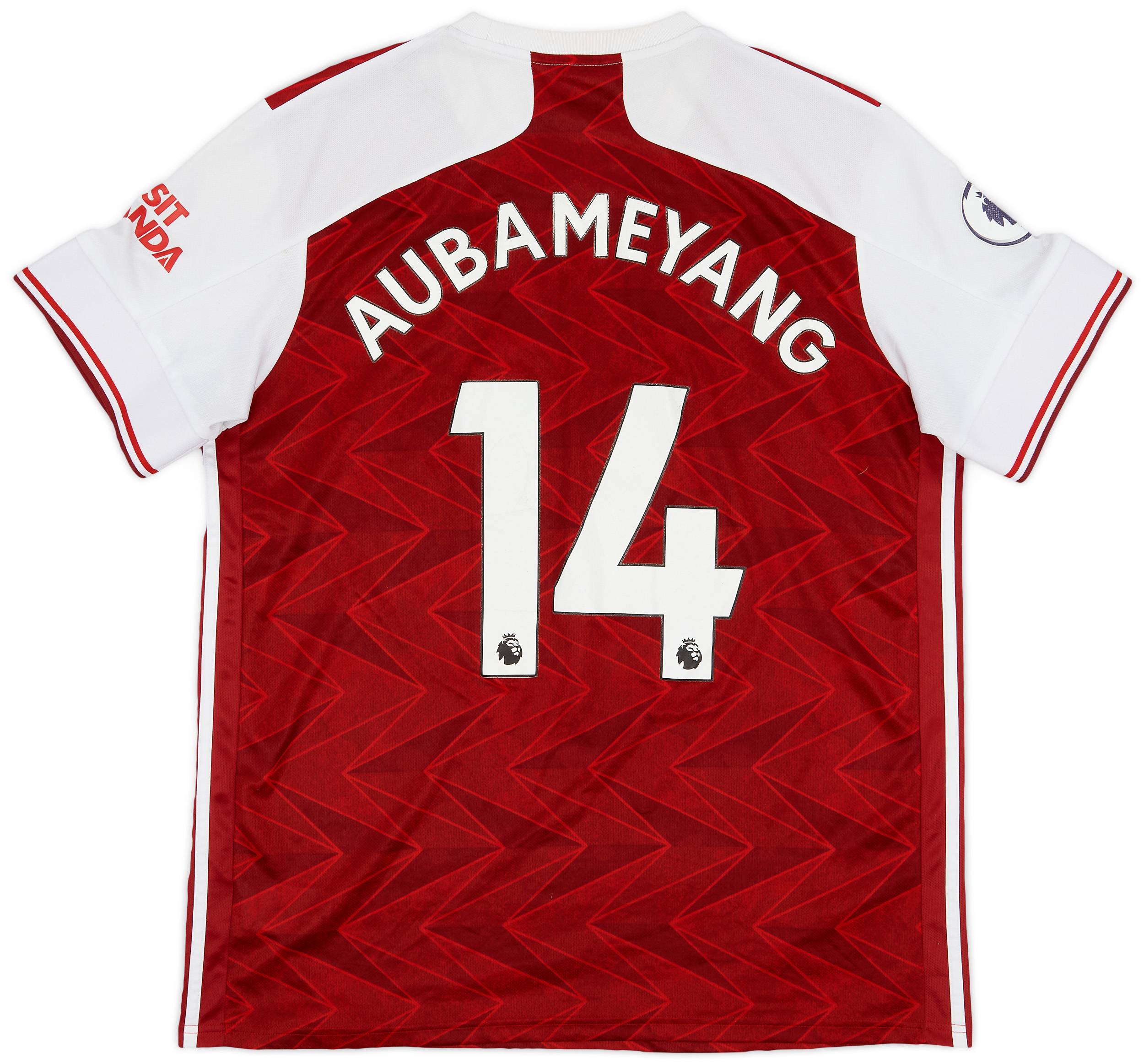 2020-21 Arsenal Home Shirt Aubameyang #14 - 4/10 - (XL)