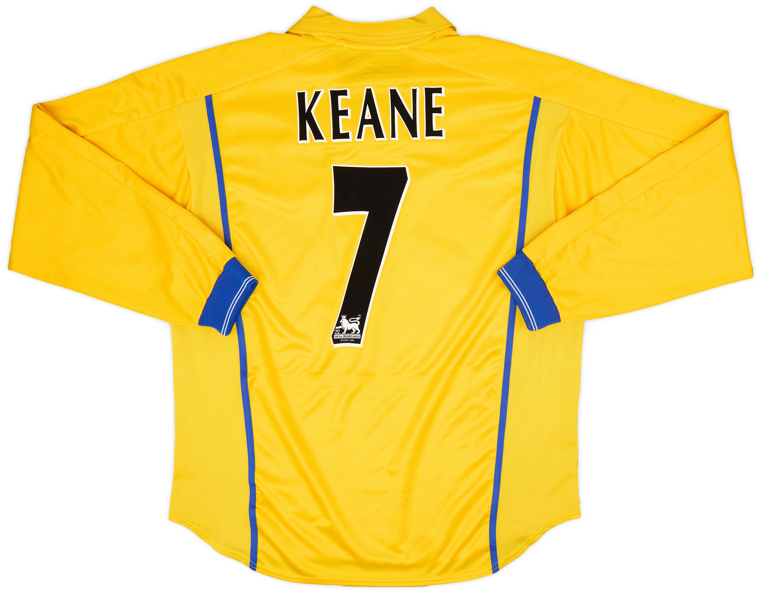 2000-02 Leeds United Away L/S Shirt Keane #7 - 8/10 - (L)