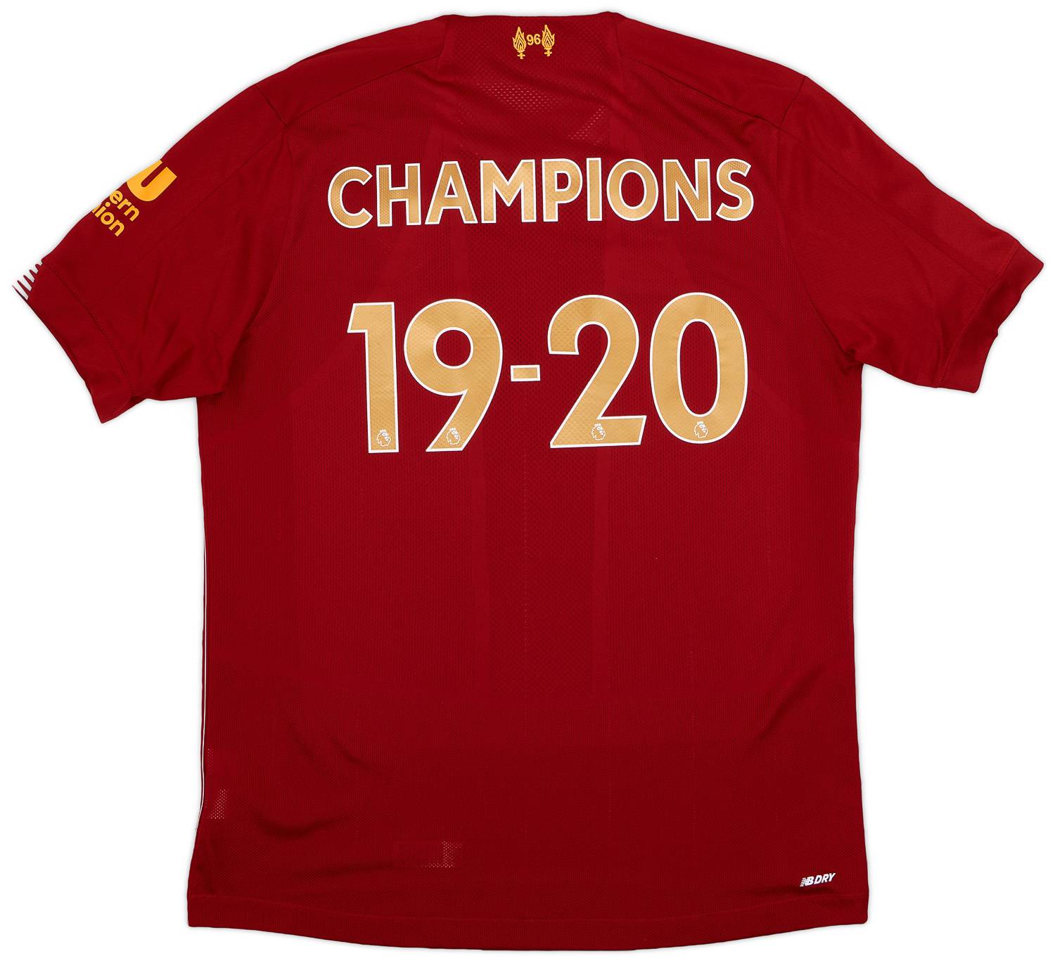 2019-20 Liverpool Home Shirt Champions #19-20 - 9/10 - (M)
