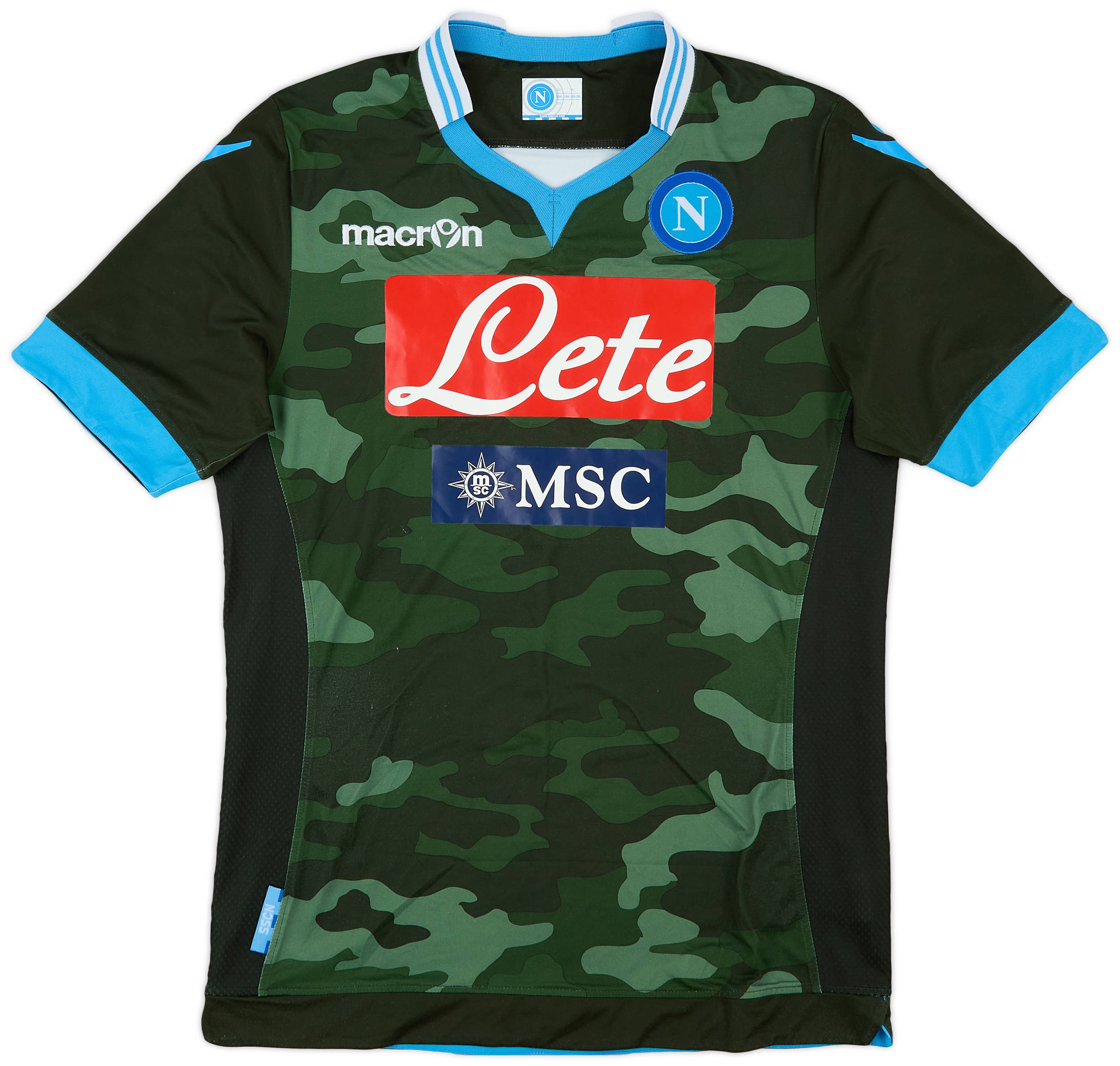 2013-14 Napoli Away Shirt - 8/10 - (XL)