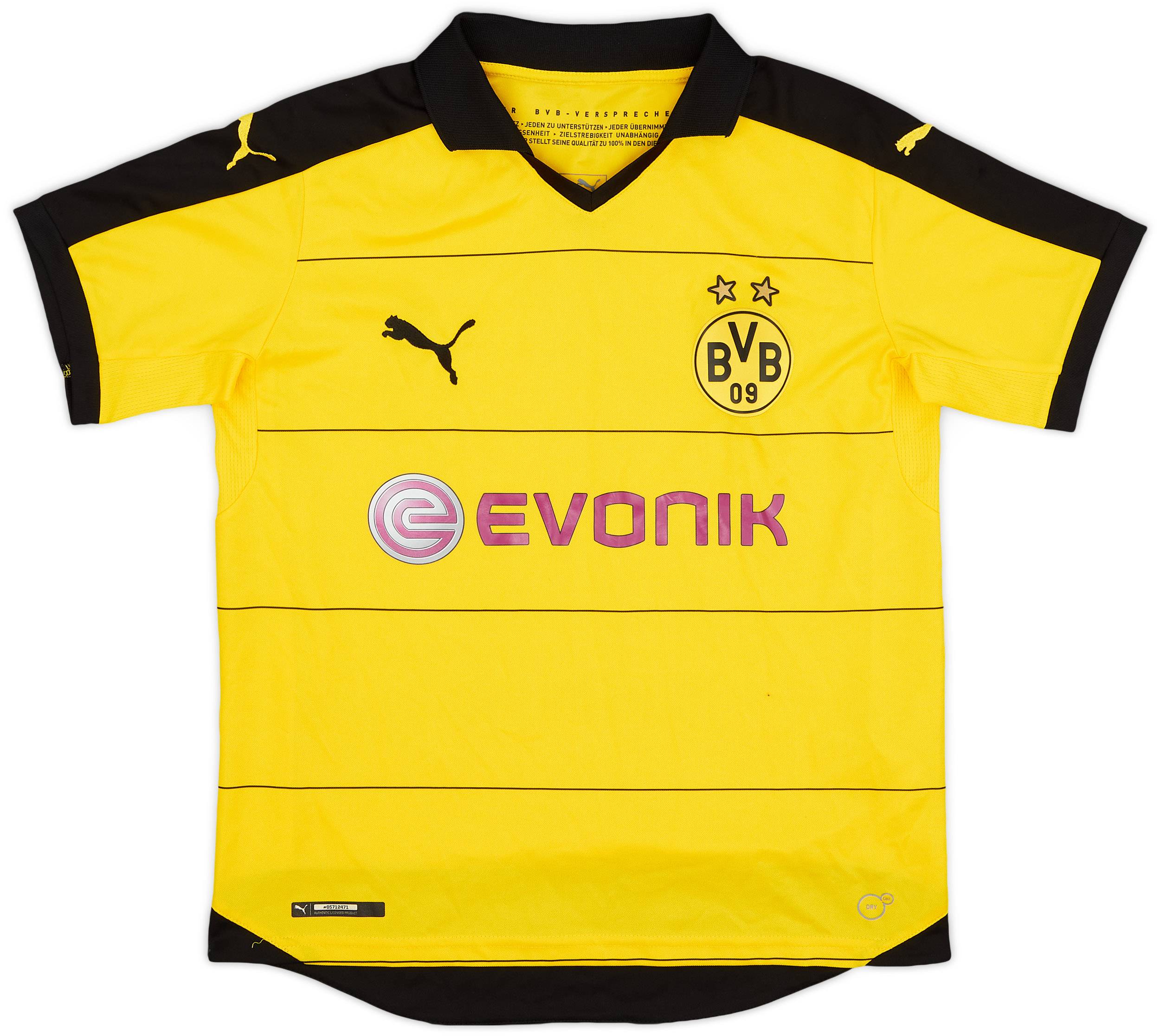 2015-16 Borussia Dortmund Home Shirt - 9/10 - (XL.Boys)