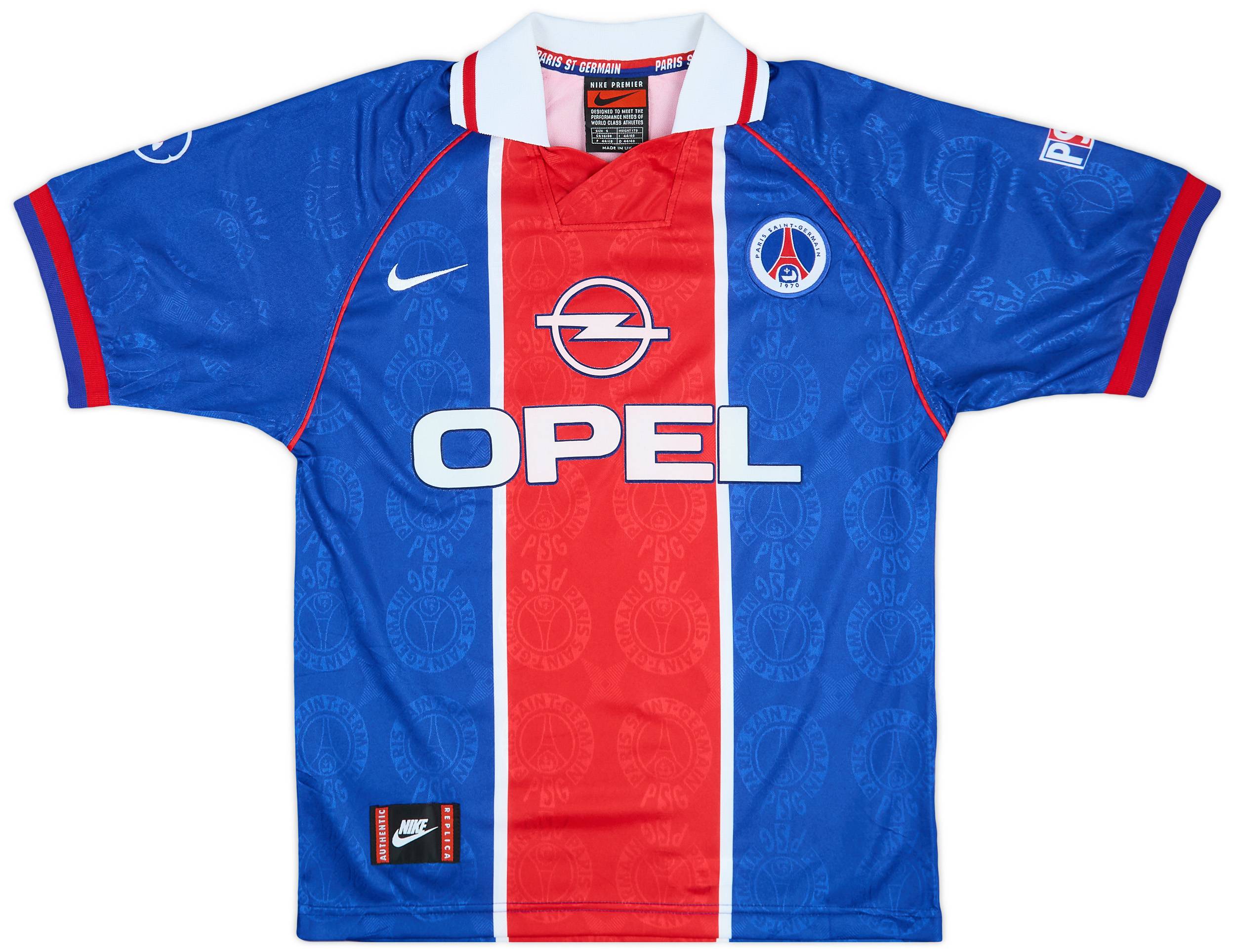 1996-97 Paris Saint-Germain Home Shirt - 8/10 - (S)