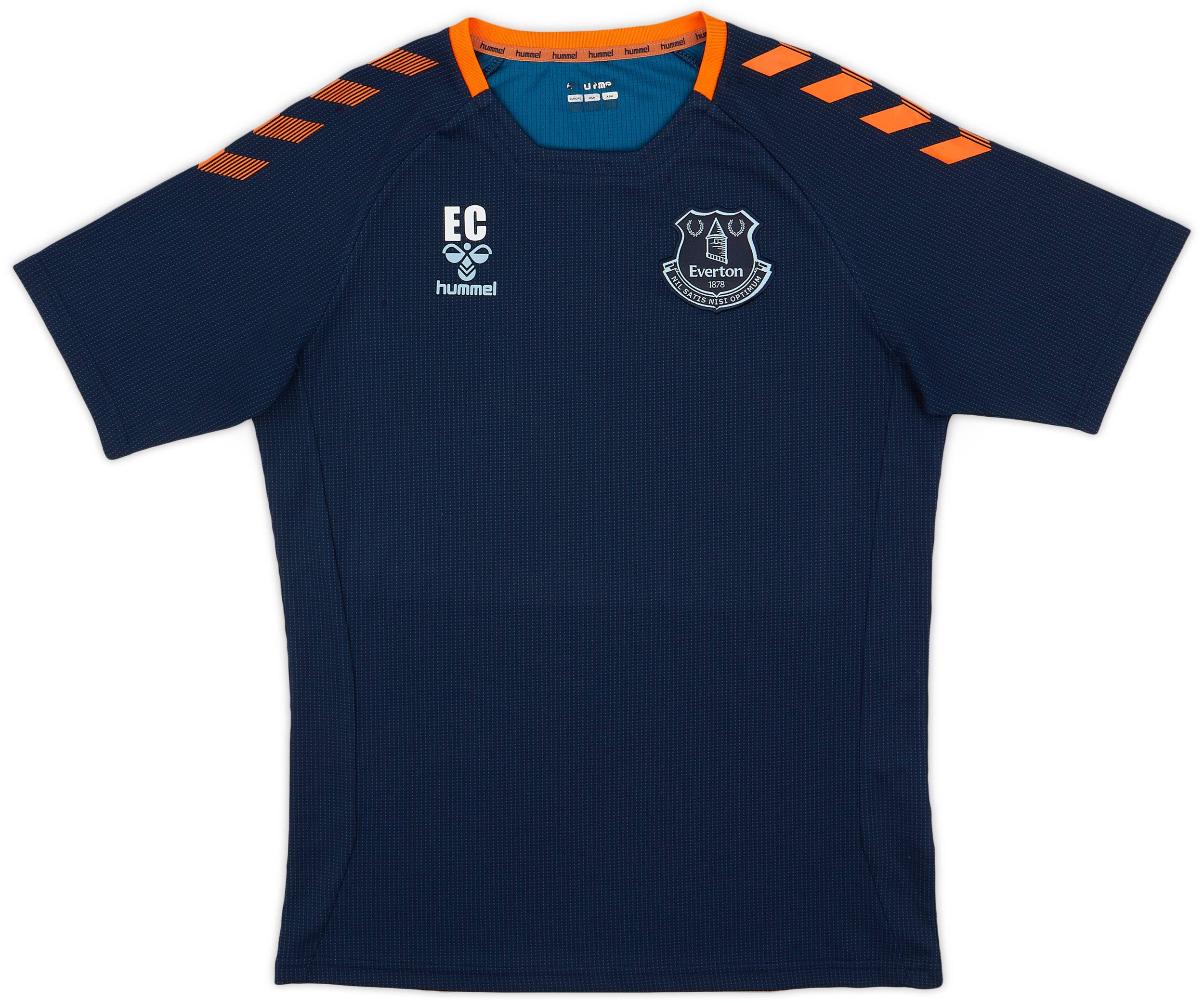 2020-21 Everton Staff Issue Hummel Training Shirt 'EC' - 8/10 - (M)