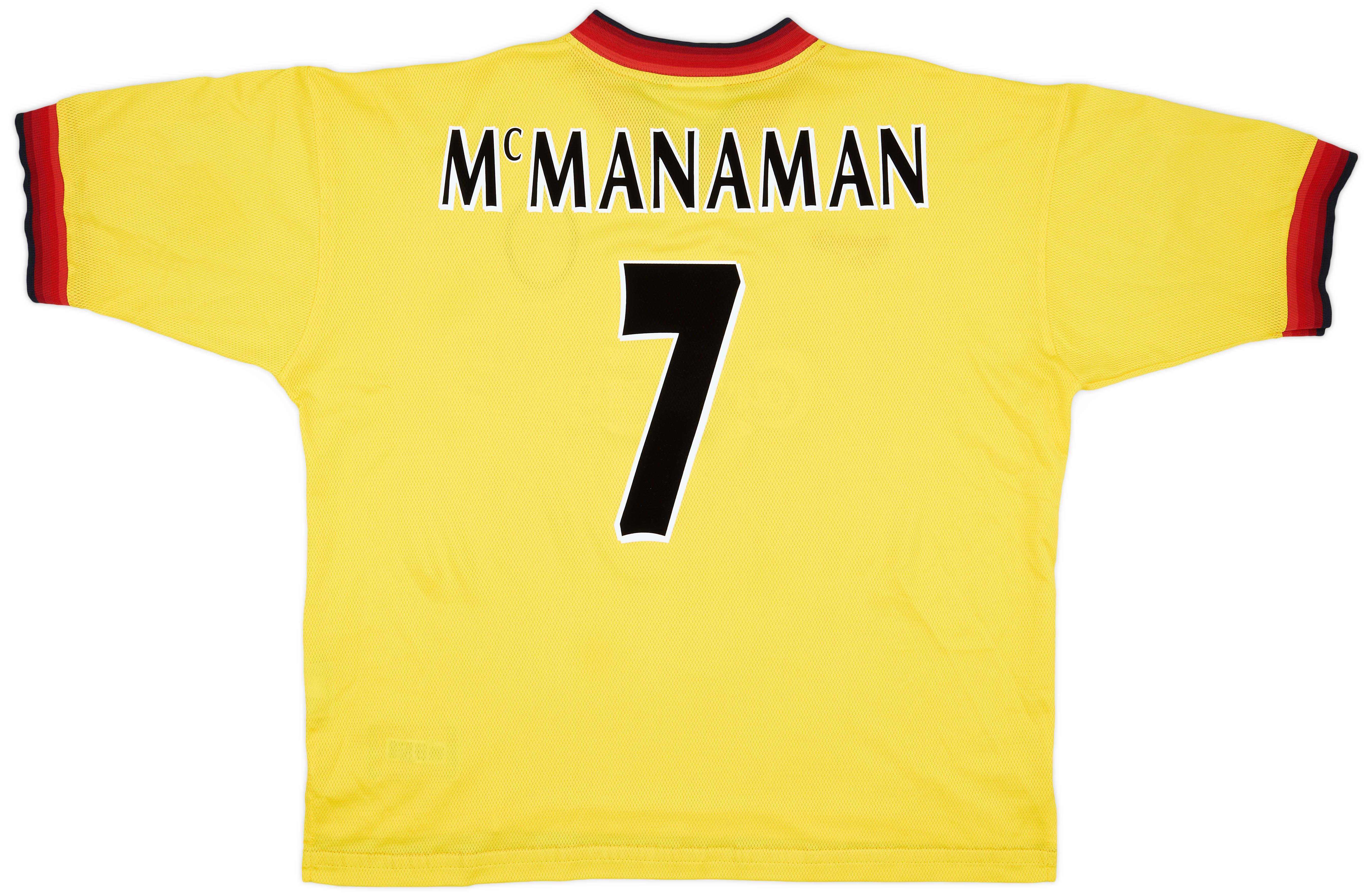 1997-99 Liverpool Away Shirt McManaman #7 - 8/10 - (XXL)