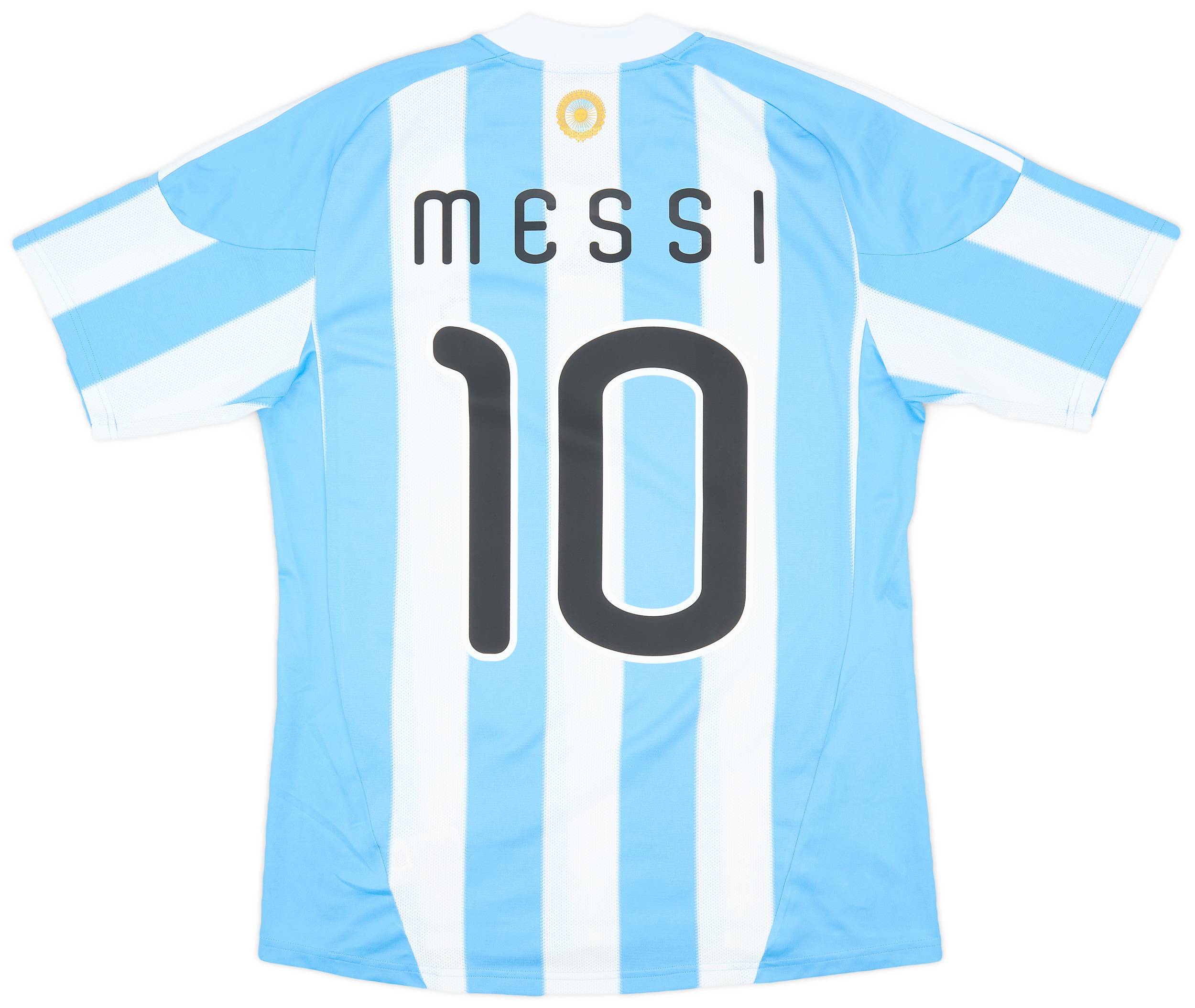 2010-11 Argentina Home Shirt Messi #10 - 7/10 - (M)