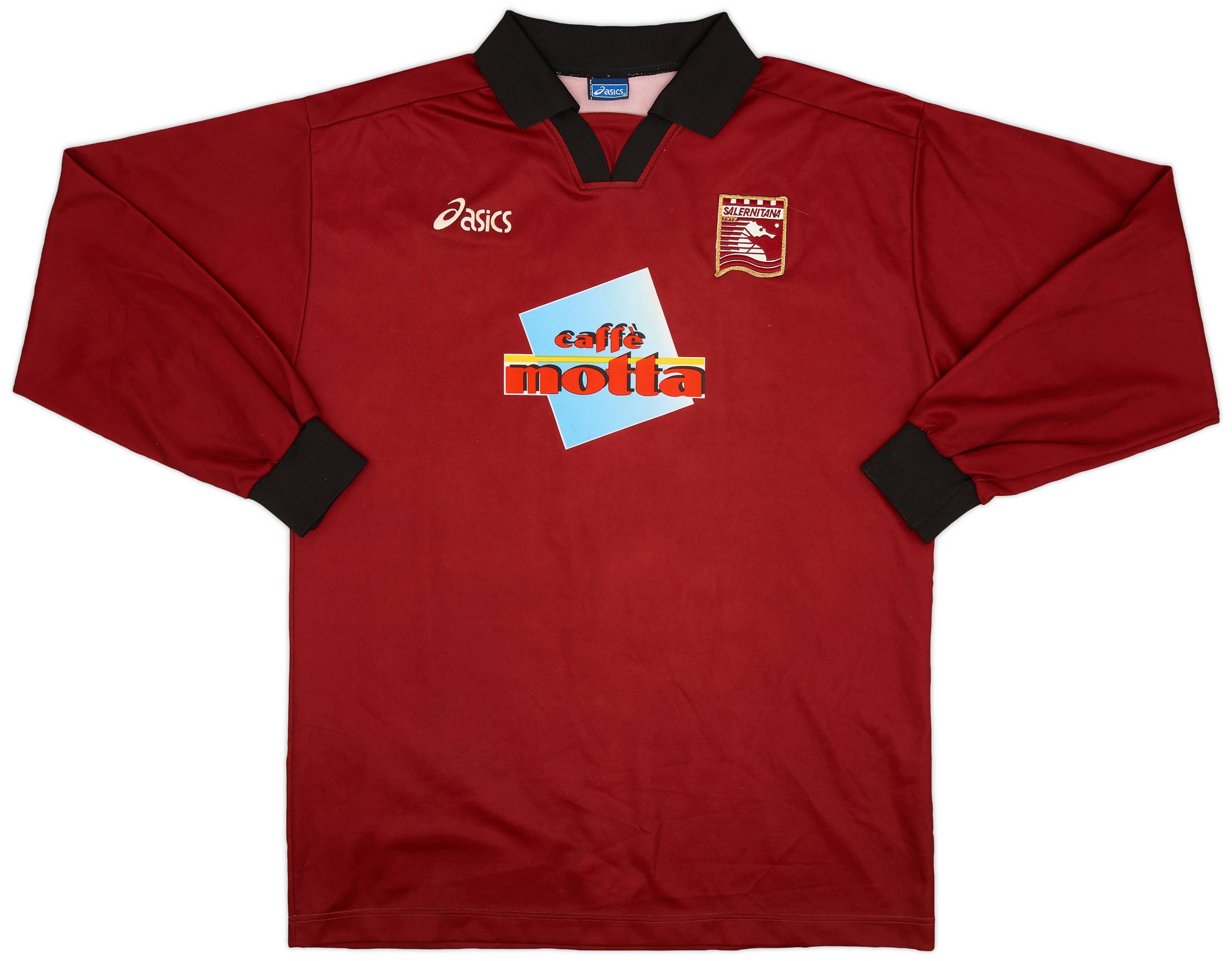 1996-97 Salernitana Home L/S Shirt #4 - 8/10 - (XL)