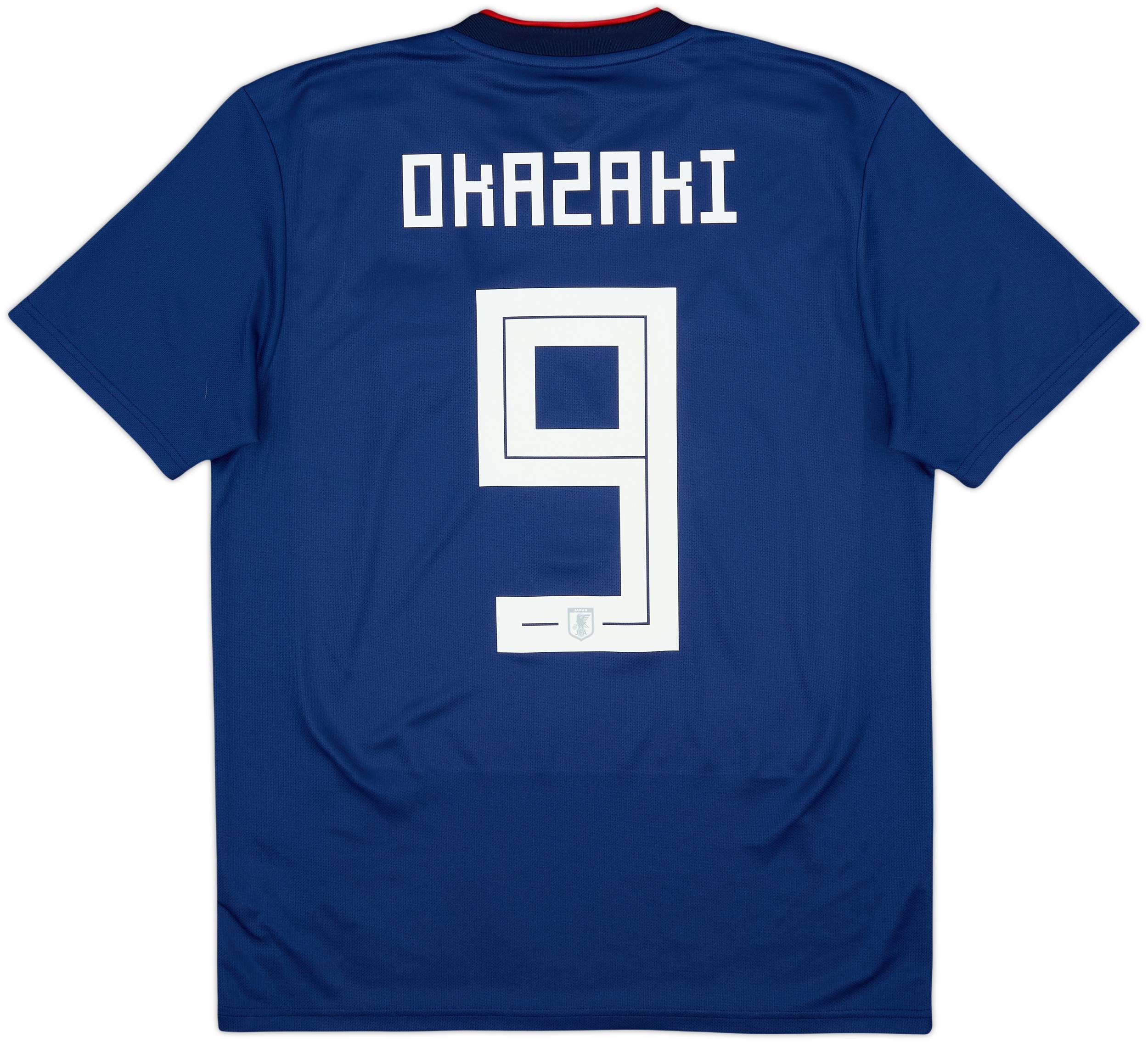2018-19 Japan Home Shirt Okazaki #9 - 9/10 - (M)