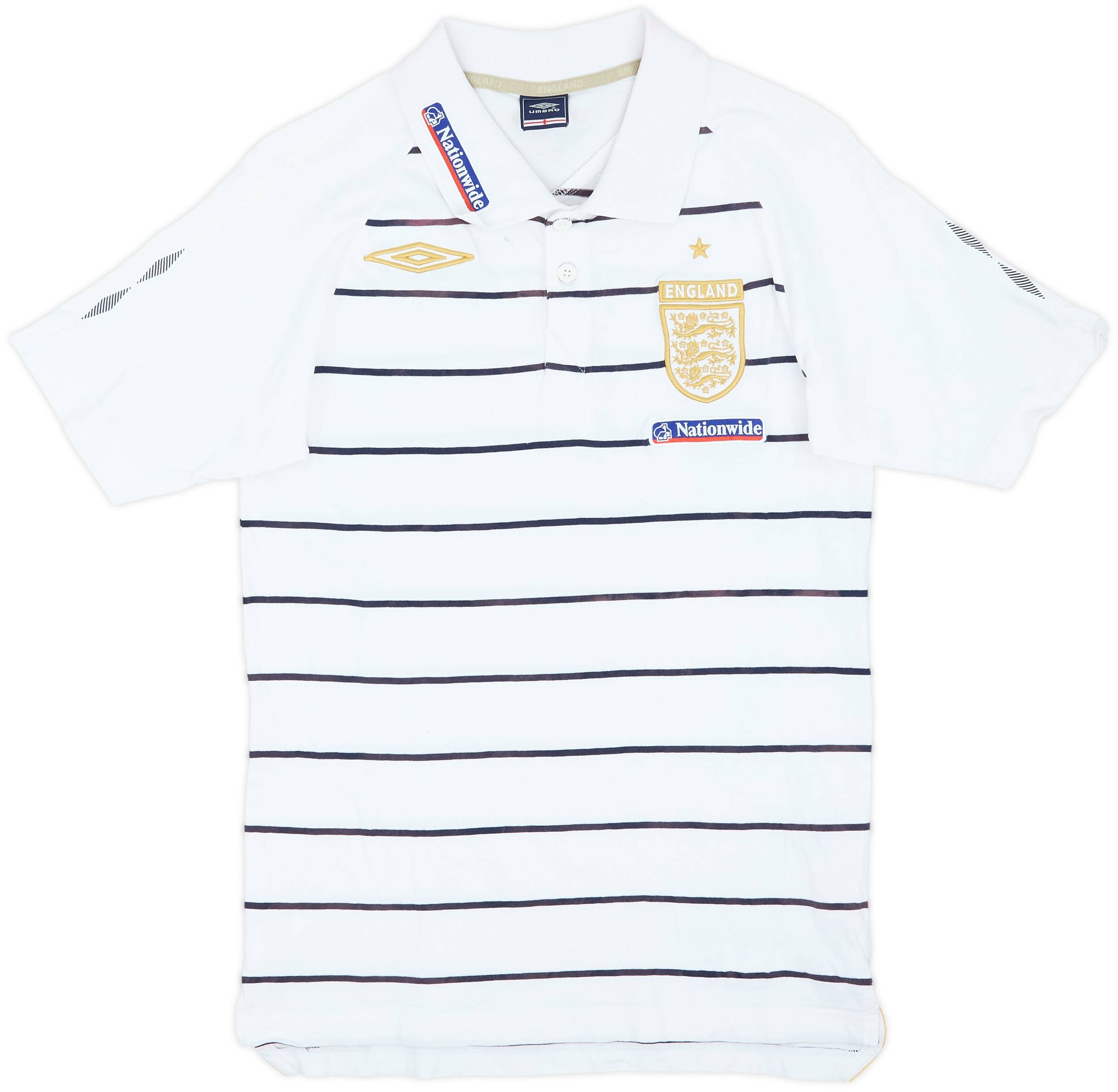 2004-06 England Umbro Polo Shirt - 7/10 - (M)