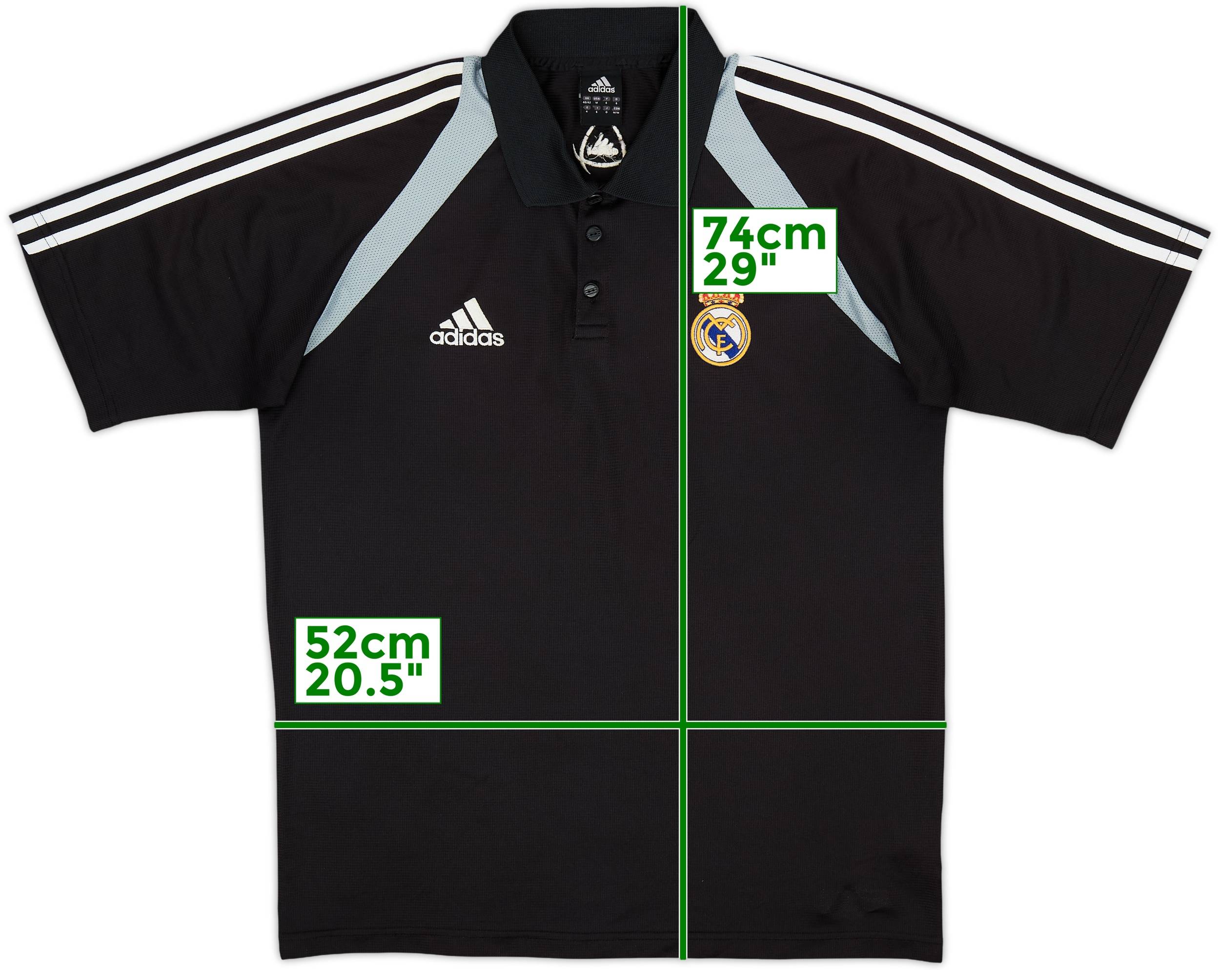 2004-05 Real Madrid adidas Polo Shirt - 8/10 - (M)