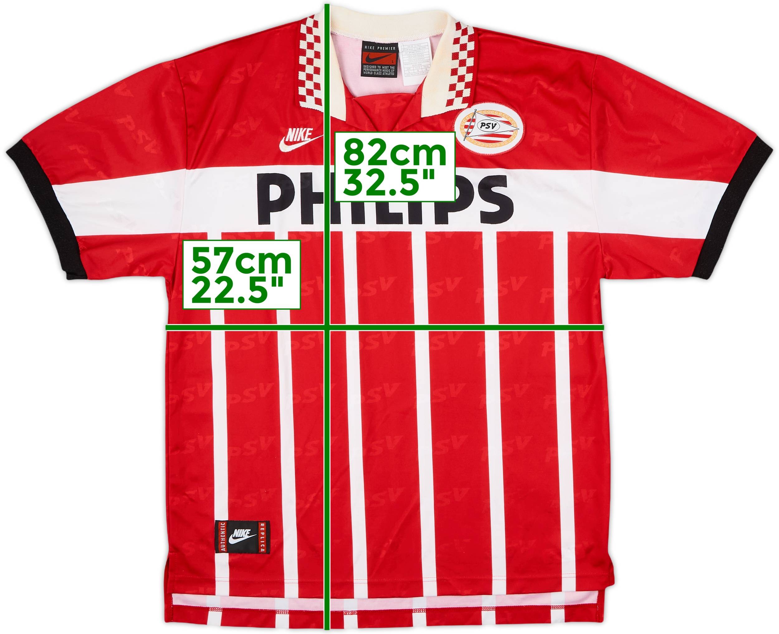 1995-96 PSV Home Shirt - 8/10 - (L)