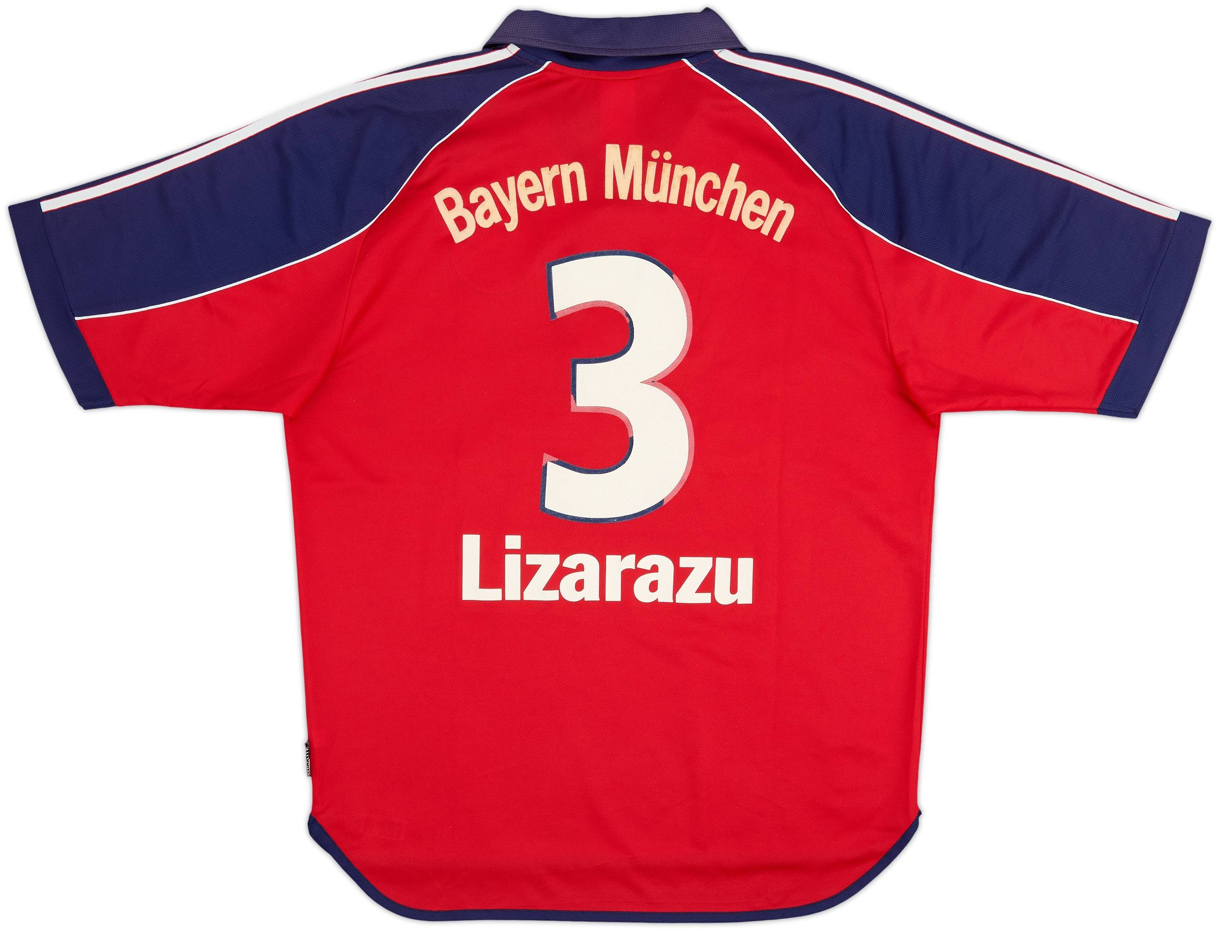 1999-01 Bayern Munich Home Shirt Lizarazu #3 - 5/10 - (L)
