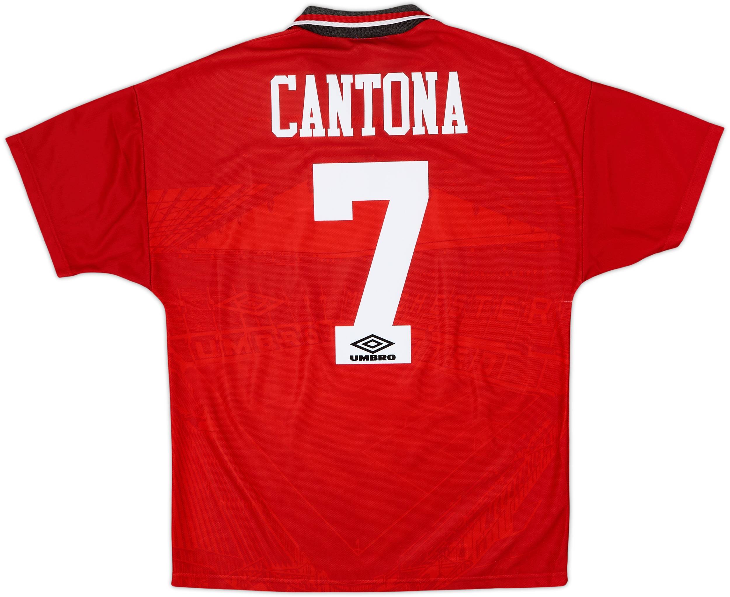1994-96 Manchester United Home Shirt Cantona #7 - 7/10 - (M)