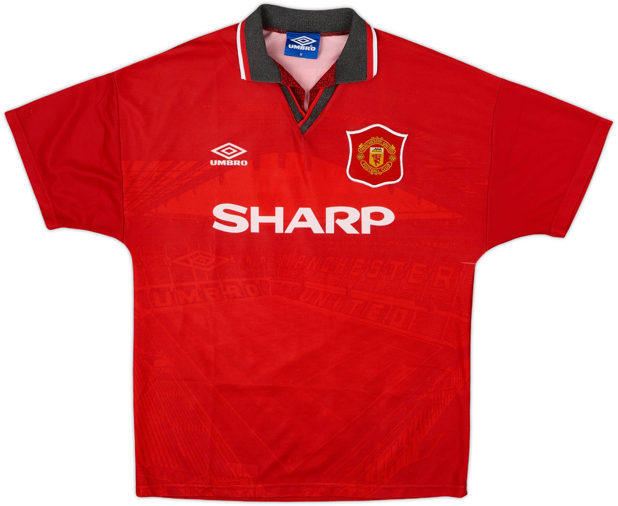 1994-96 Manchester United Home Shirt Cantona #7 - 7/10 - (M)