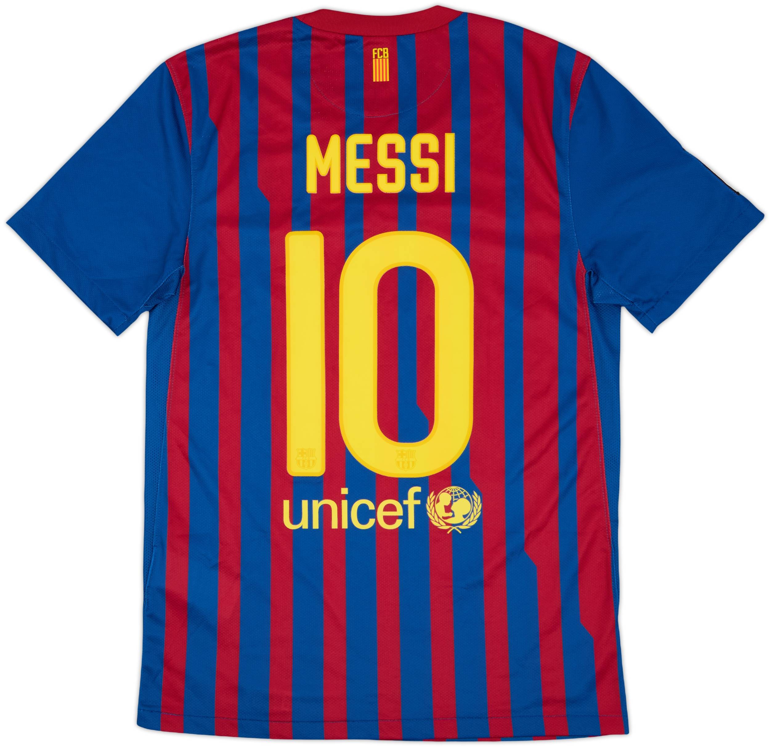 2011-12 Barcelona Home Shirt Messi #10 - 7/10 - (S)