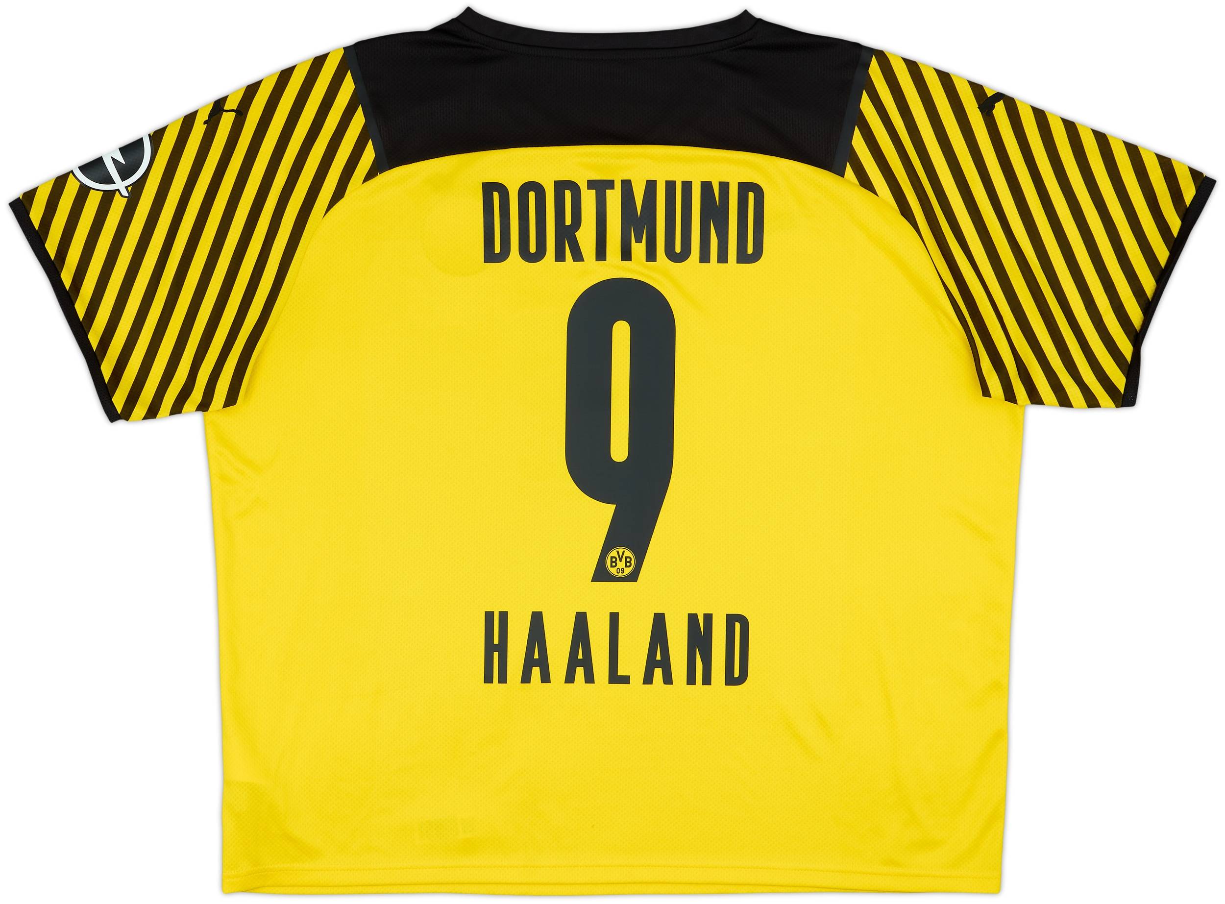 2021-22 Borussia Dortmund Home Shirt Haaland #9 - 8/10 - (XXL)