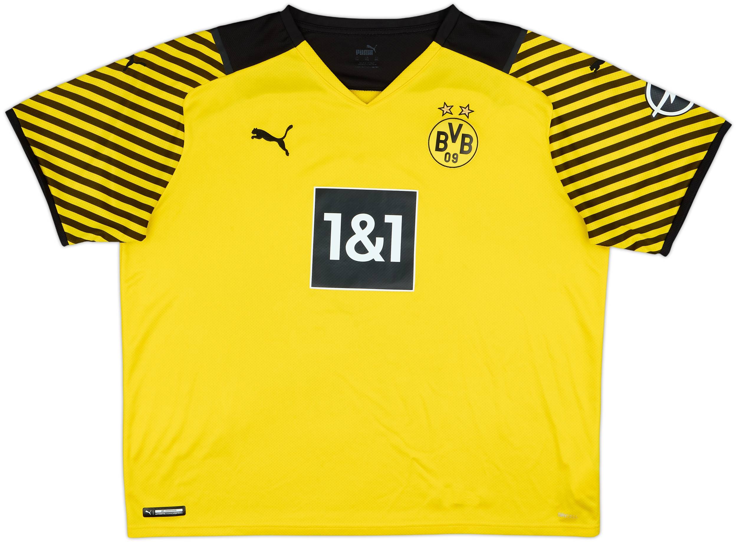 2021-22 Borussia Dortmund Home Shirt Haaland #9 - 8/10 - (XXL)