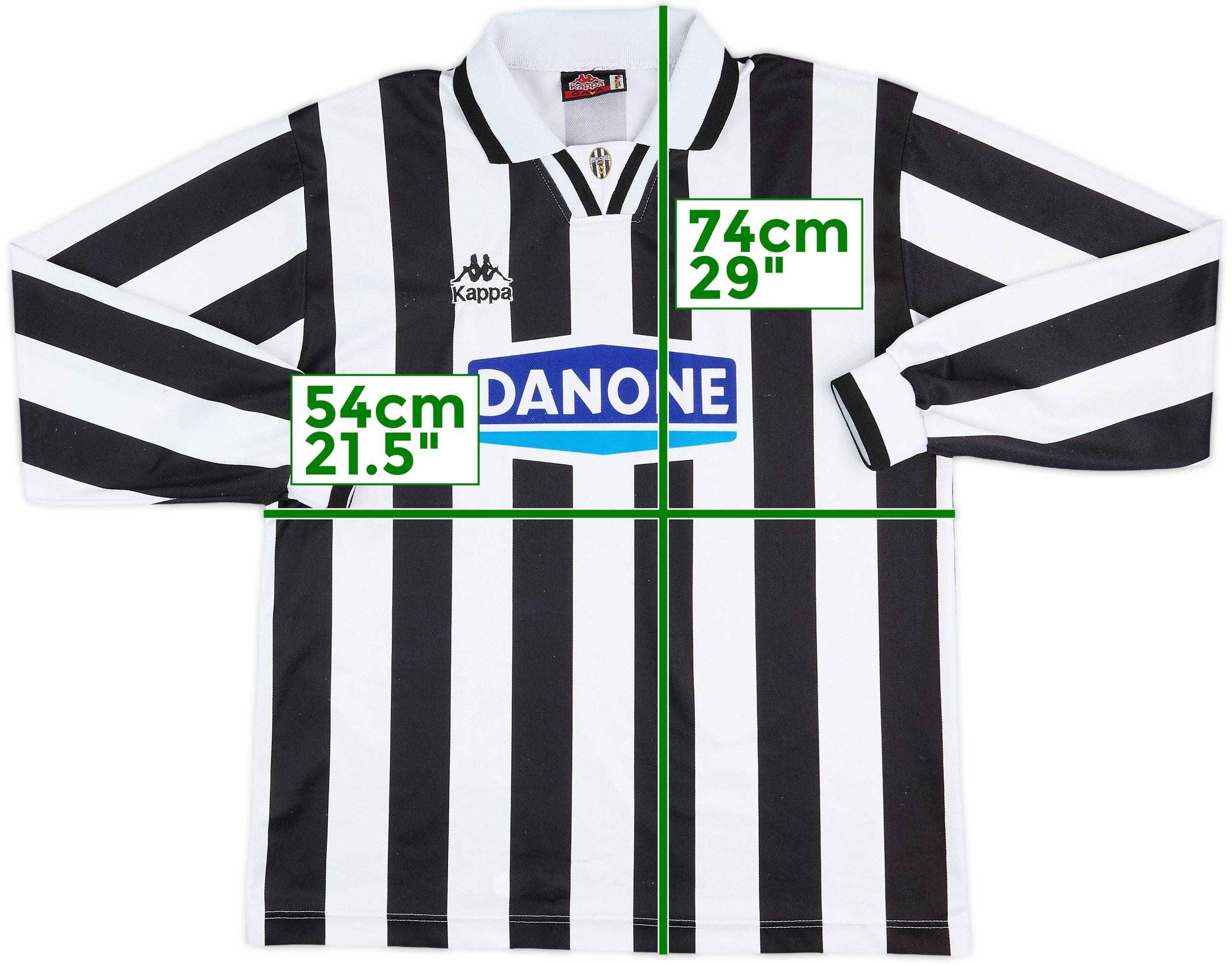 1994-95 Juventus Home L/S Shirt - 7/10 - (L)