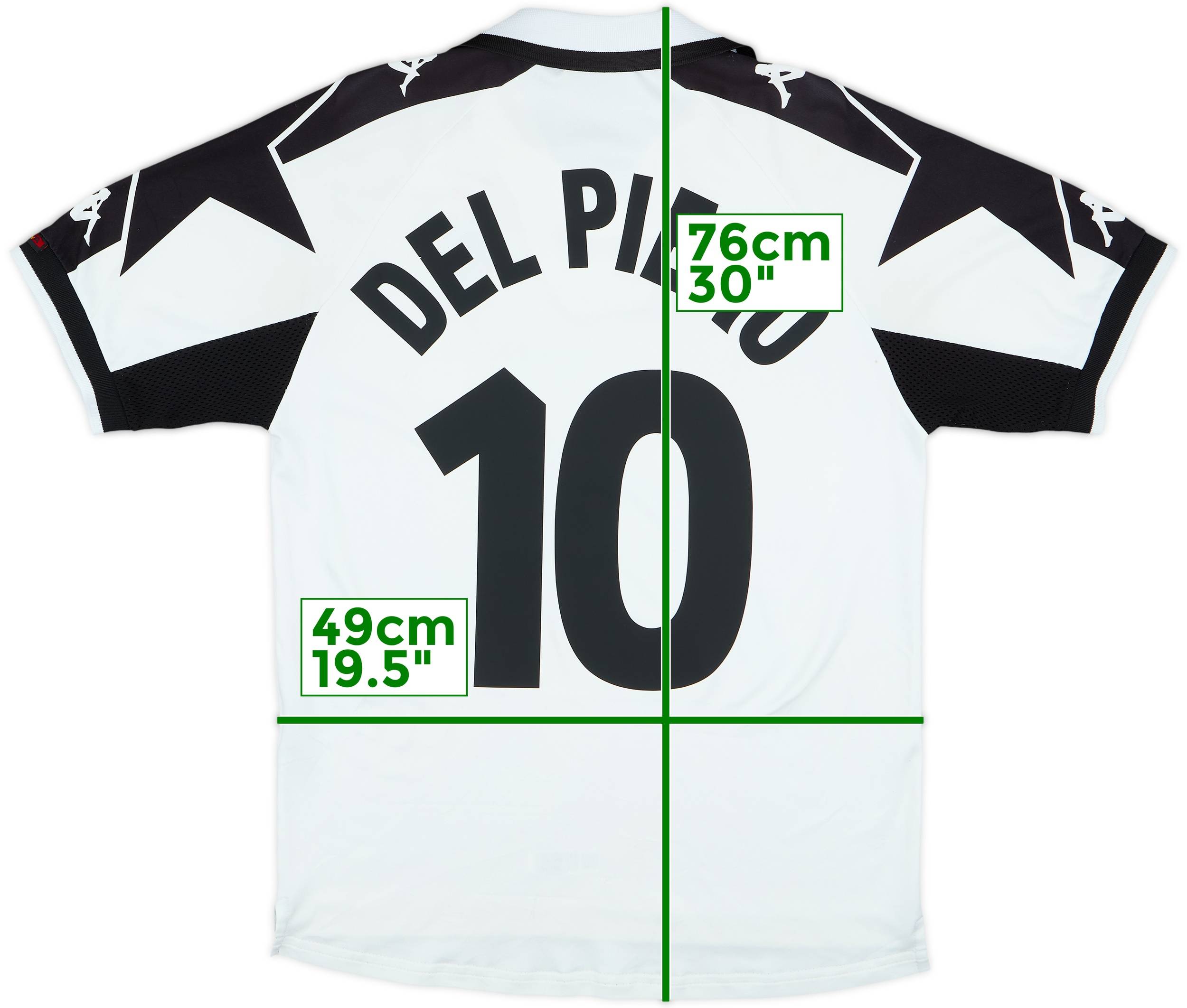 1998-99 Juventus Away Shirt Del Piero #10 - 6/10 - (M)