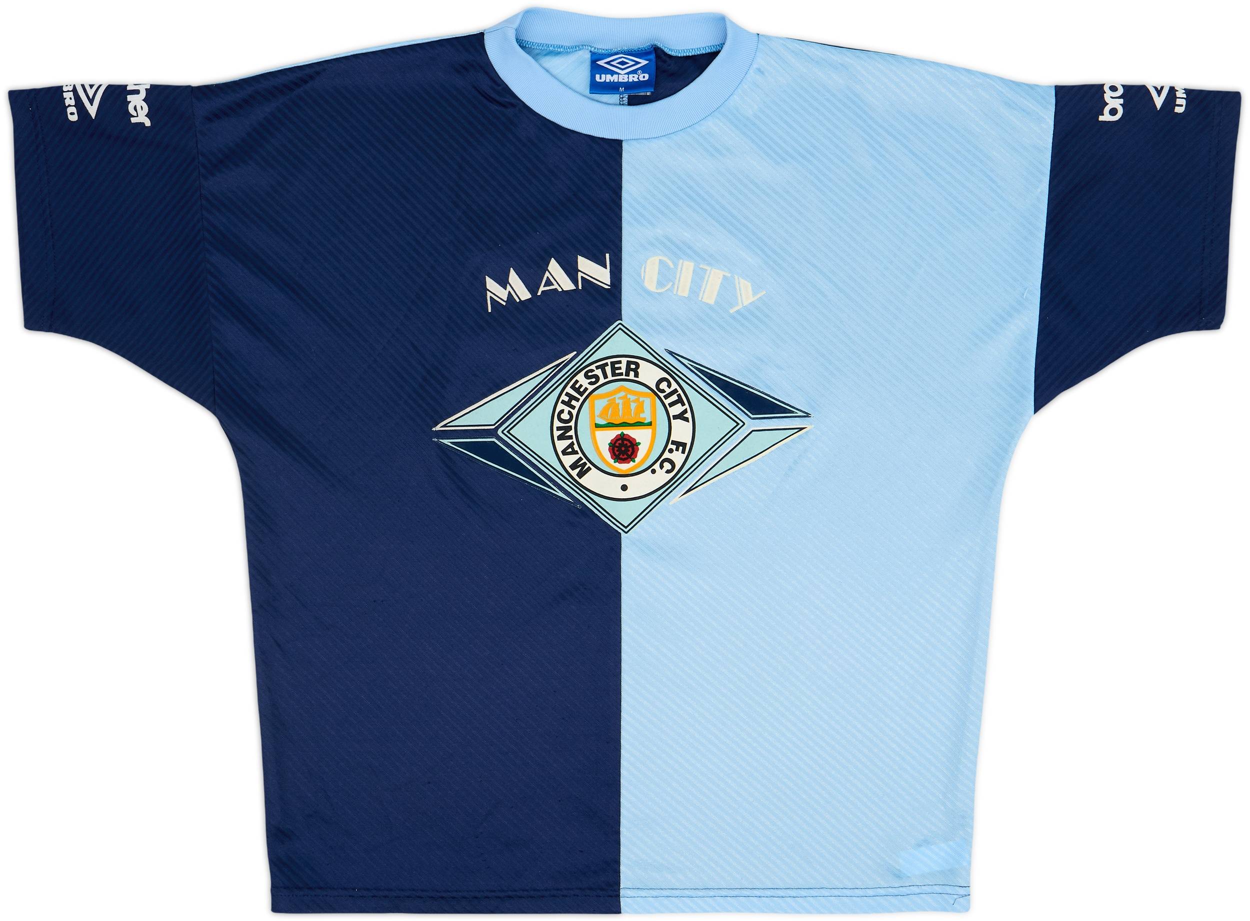 1994-95 Manchester City Umbro Training Shirt - 7/10 - (M)