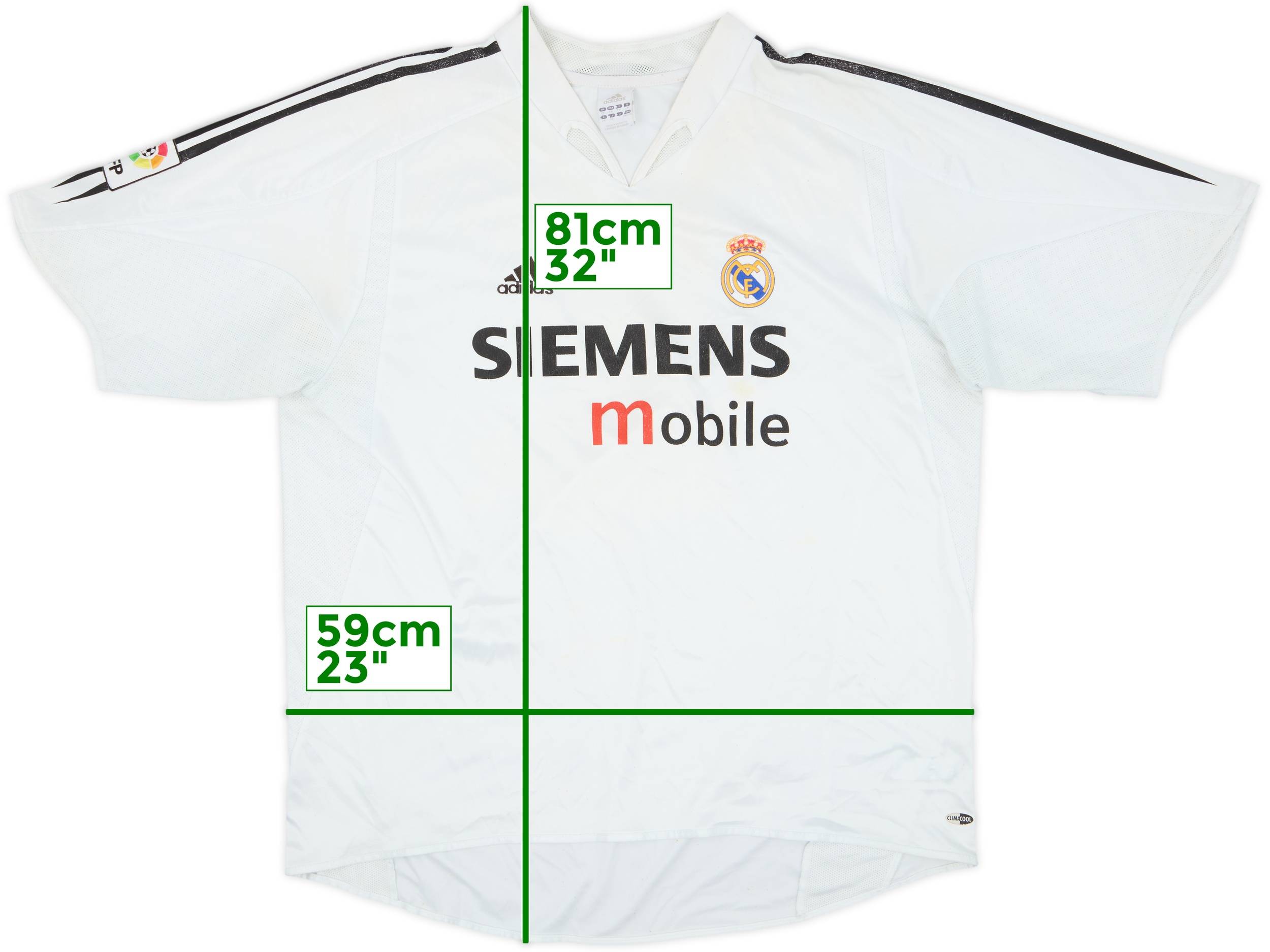 2004-05 Real Madrid Home Shirt - 5/10 - (XXL)