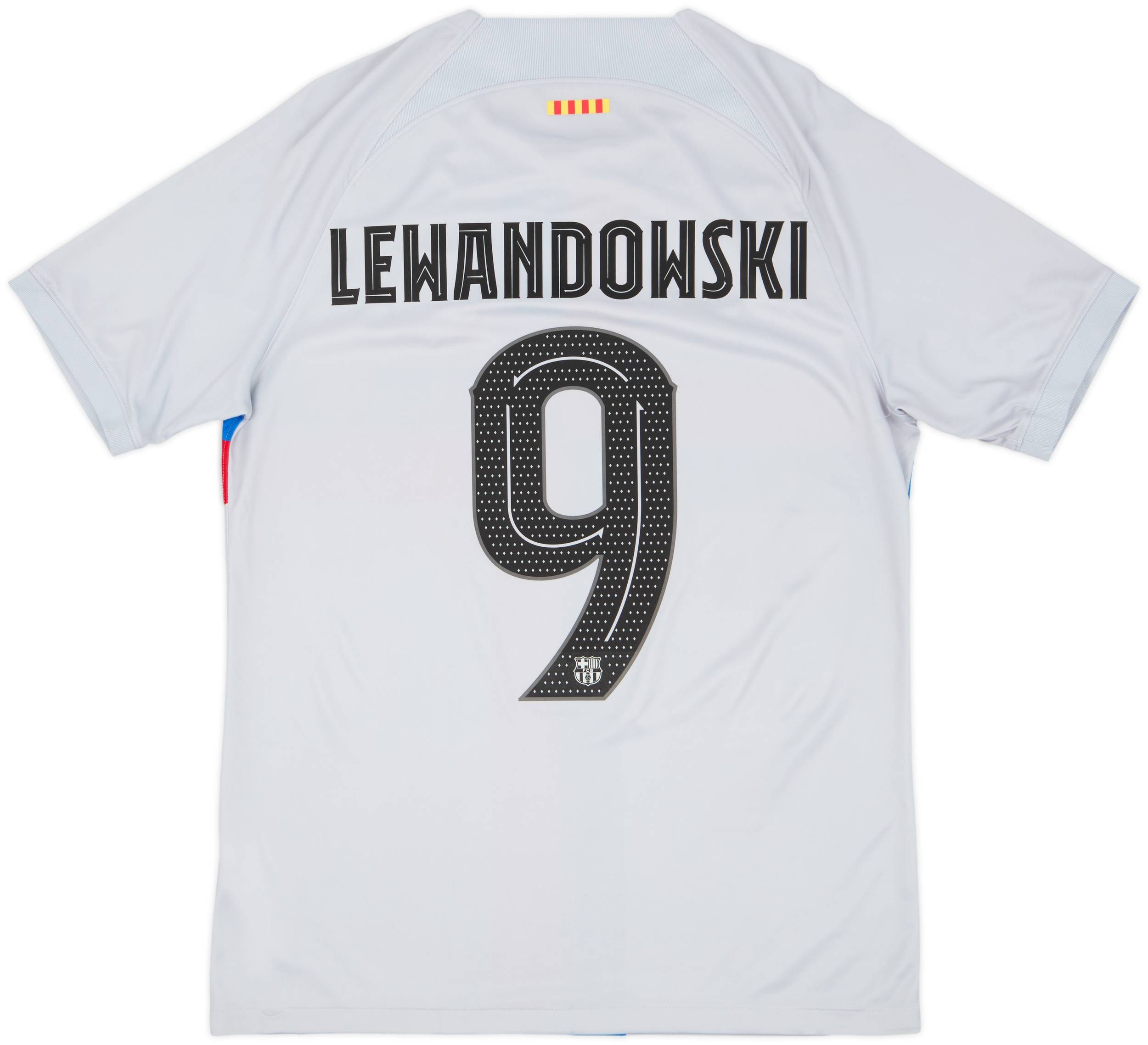 2022-23 Barcelona Third Shirt Lewandowski #9 - 9/10 - (M)