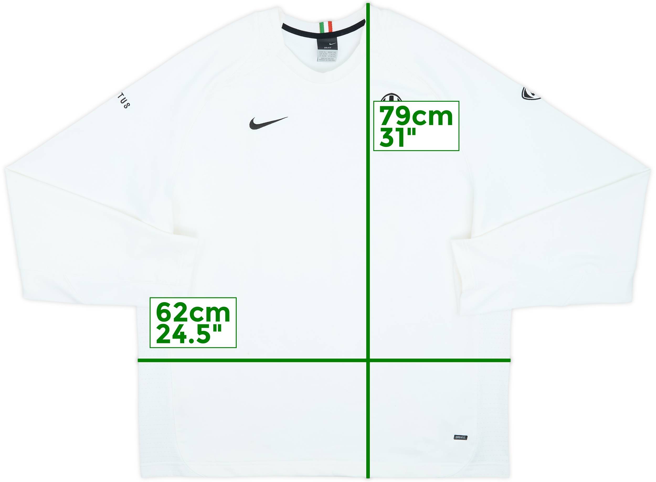 2005-06 Juventus Nike Sweat Top - 7/10 - (XL)