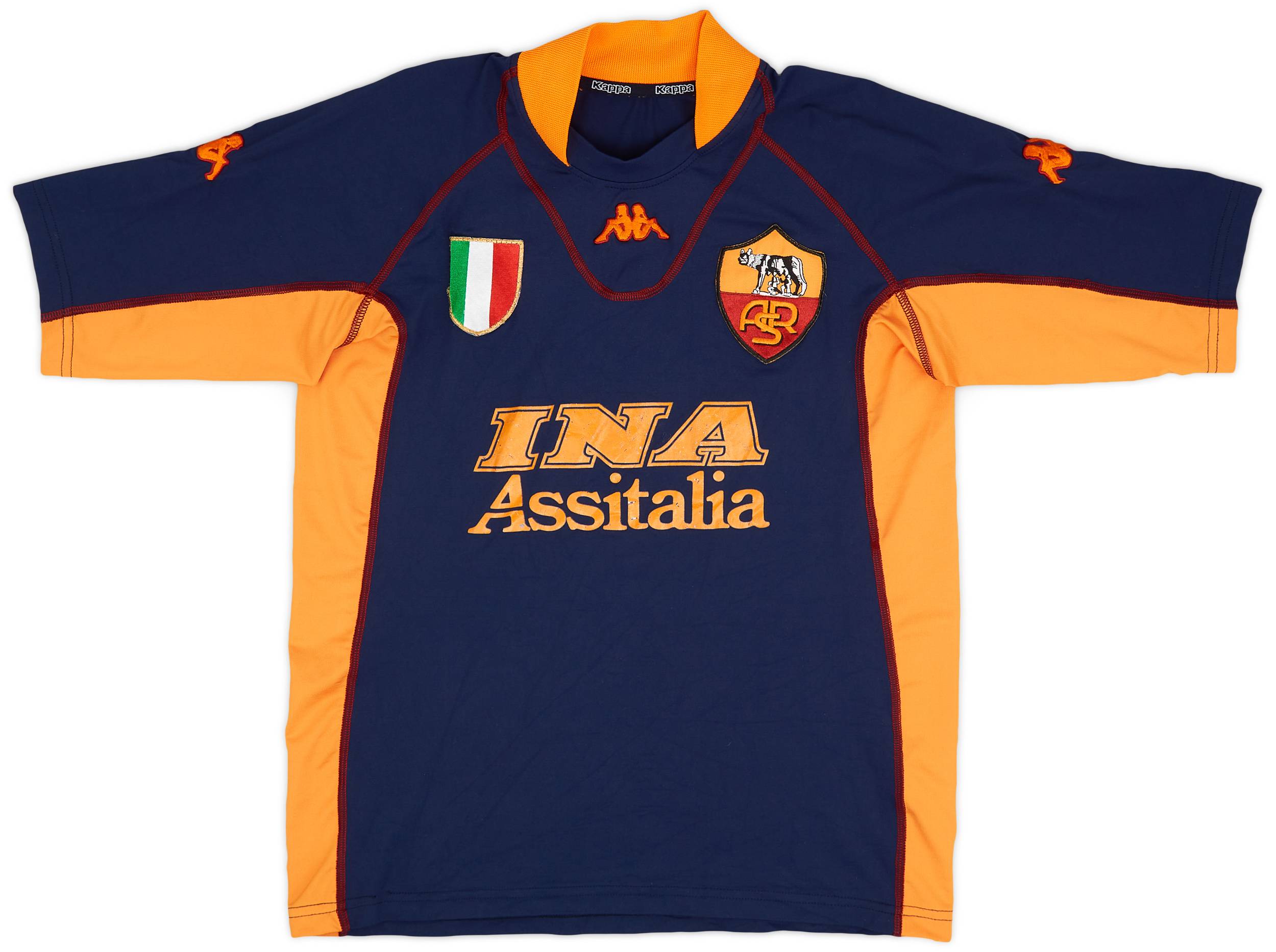 2001-02 Roma Third Shirt - 6/10 - (L.Boys)