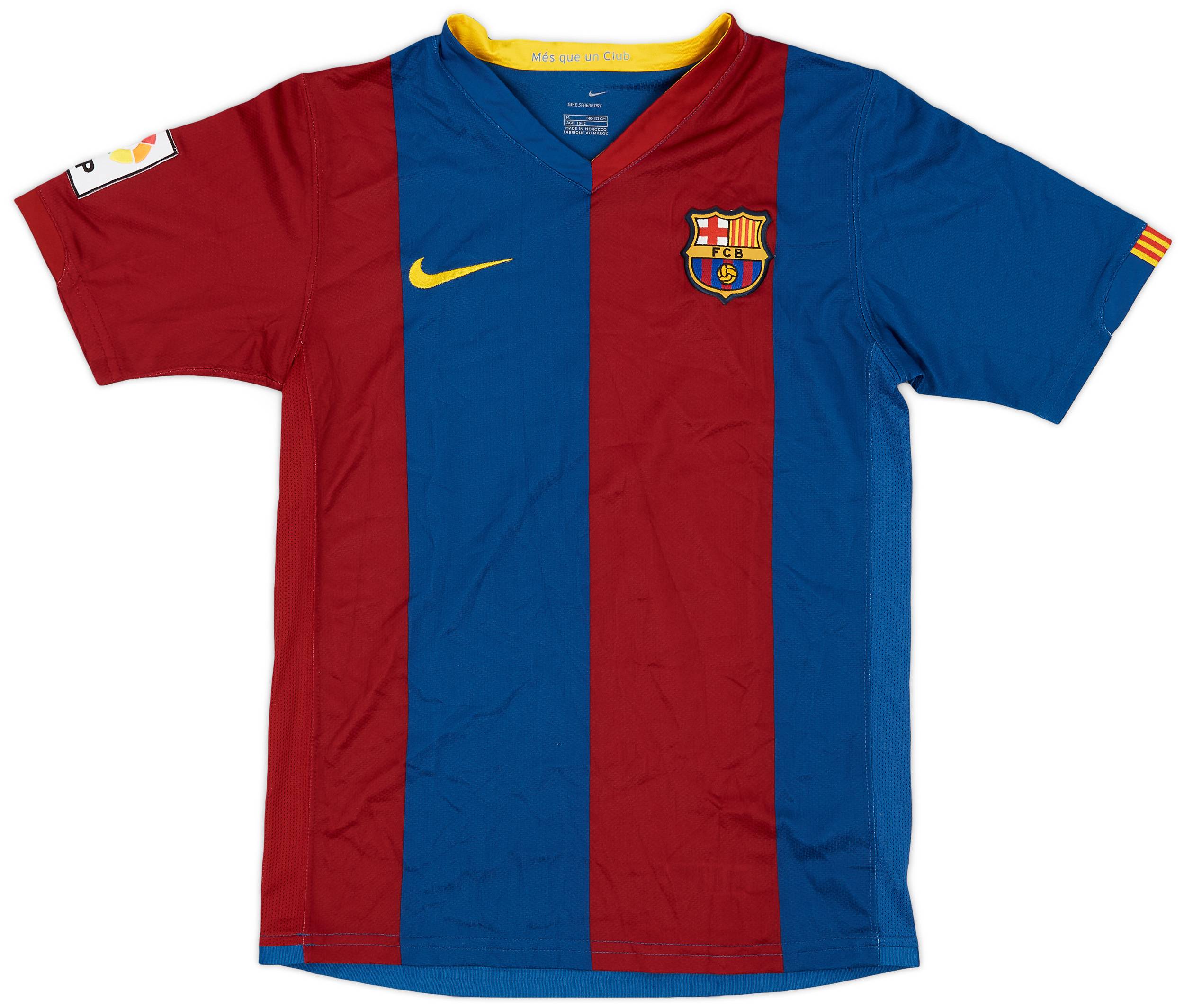 FC Barcelona 05-06シーズン　ホーム　長袖　メンズM FCバルセロナ（H）05/06 長袖 メッシ＃30 + TV3パッチ付き！