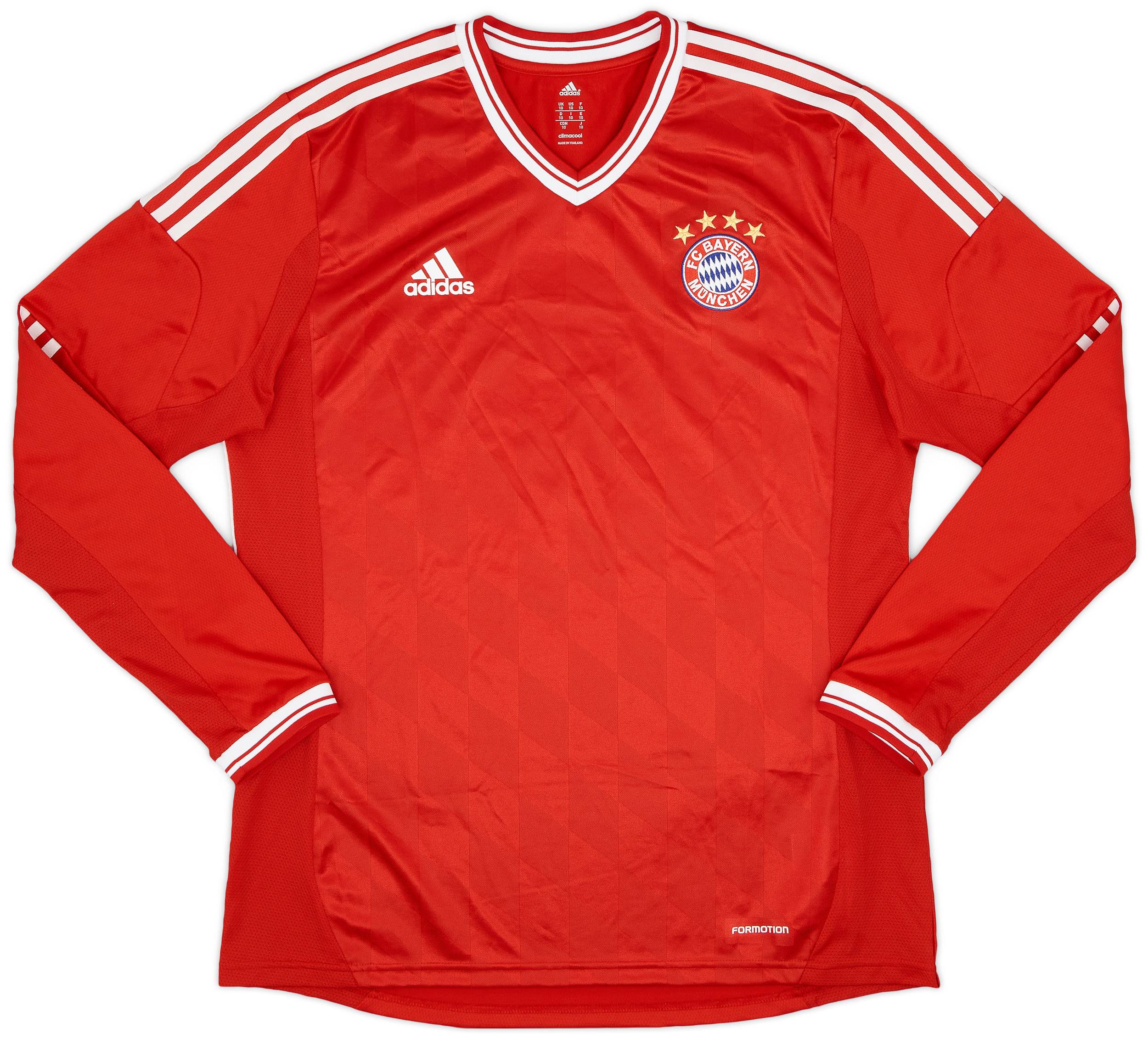 FC Bayern München 2013 シャツ/Lサイズ Bayern Munchen 2013 FAN Jersey Champions League Red Shirt