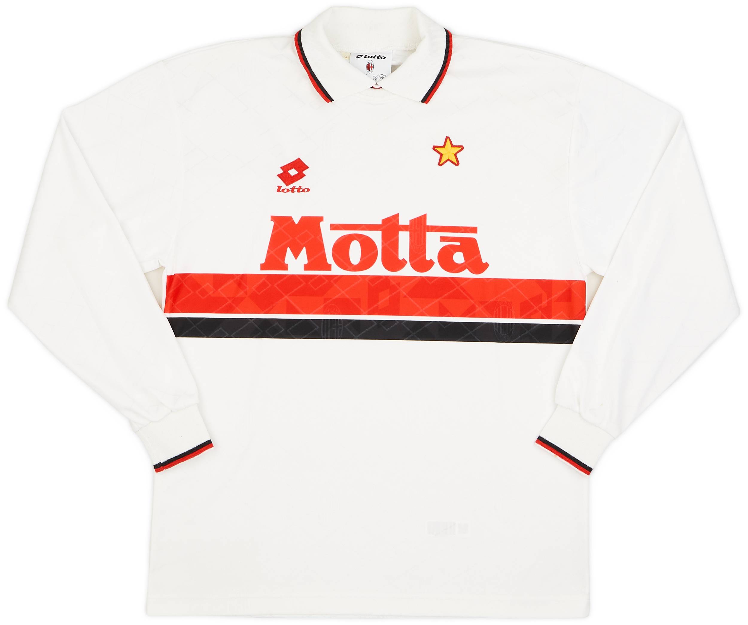 1993-94 AC Milan Away L/S Shirt - 9/10 - (M)