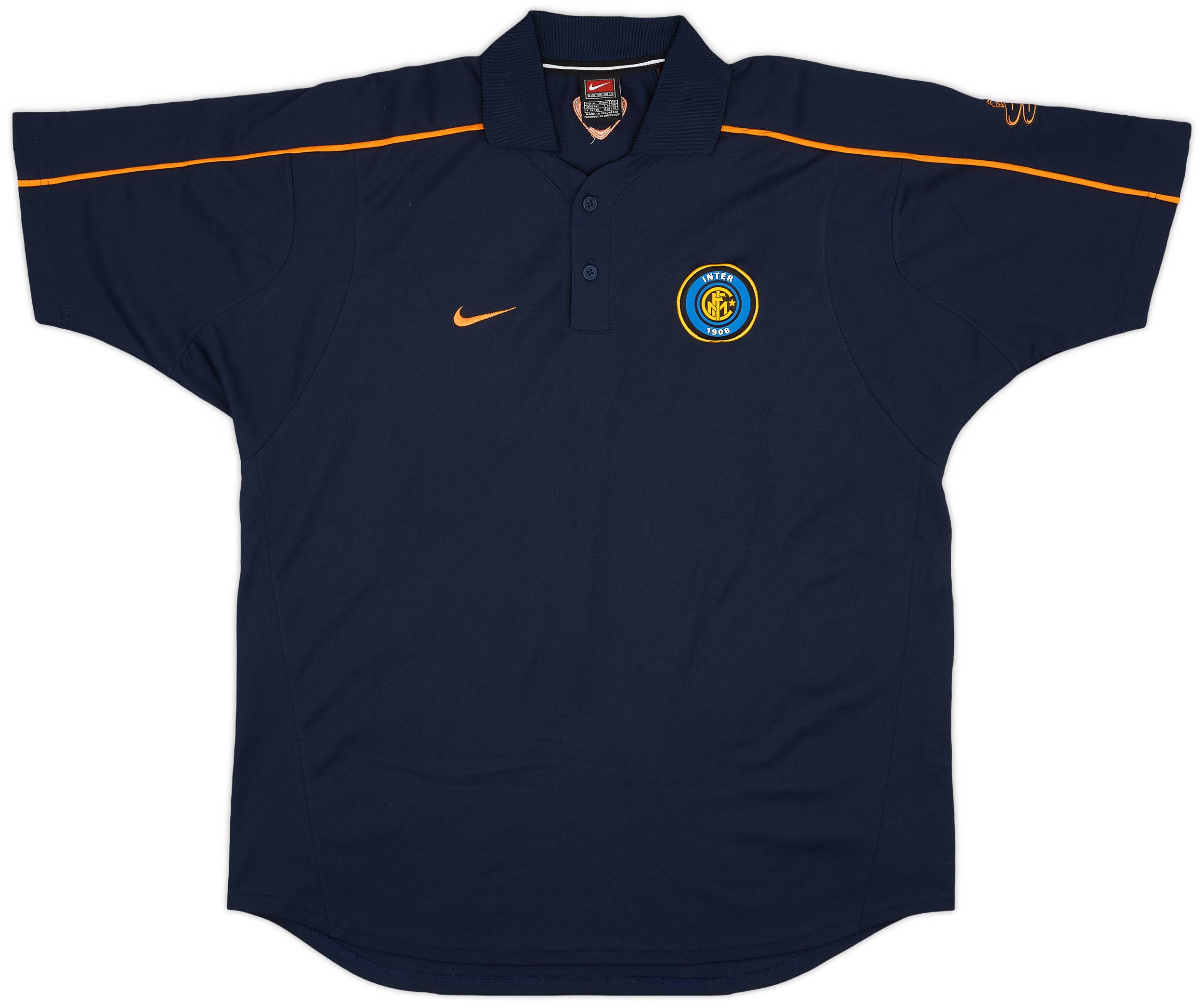 2000-02 Inter Milan Nike Polo Shirt - 9/10 - (XL)