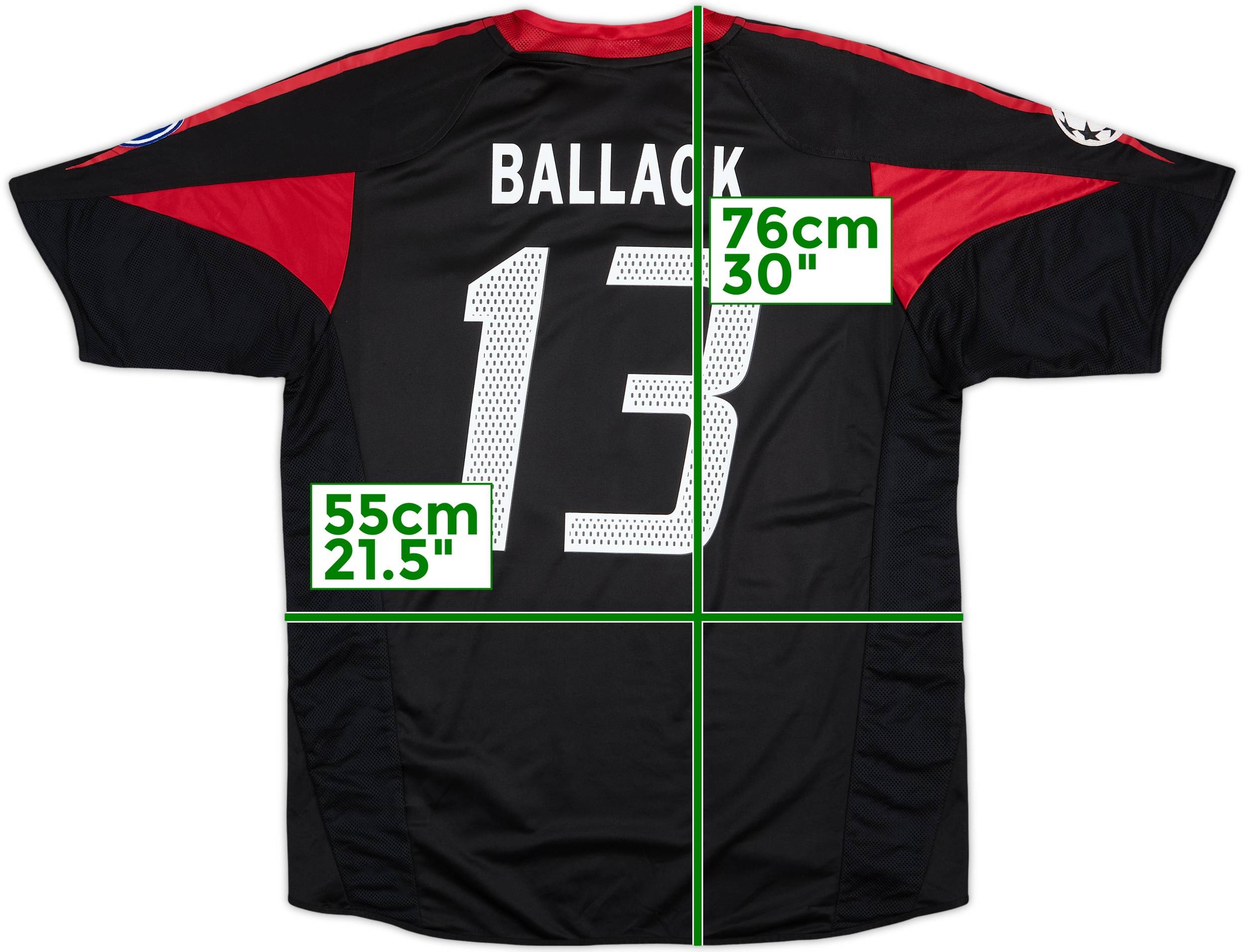 2004-05 Bayern Munich Third Shirt Ballack #13 - 7/10 - (L)