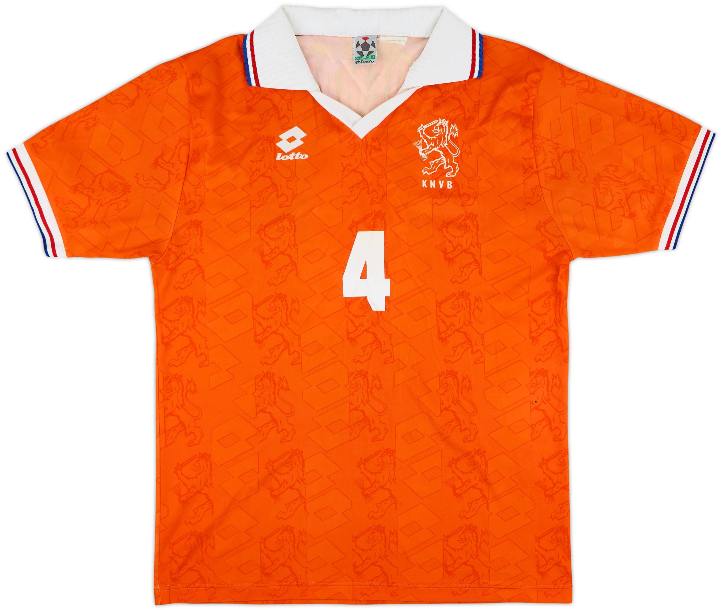 1994 Netherlands Home Shirt Koeman #4 - 8/10 - (L)