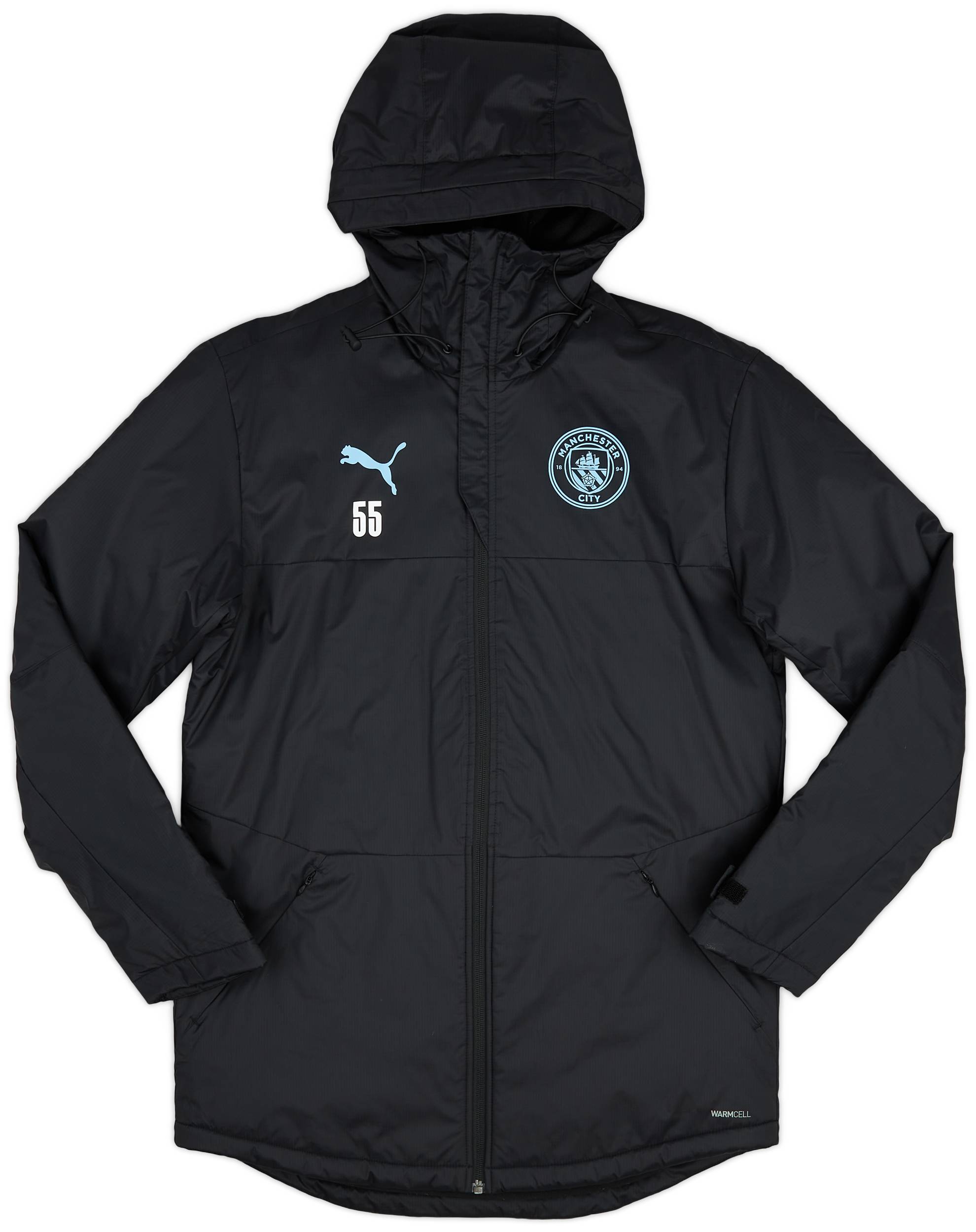 2021-22 Manchester City Player Issue Winter Jacket #55 - 7/10 - (S)