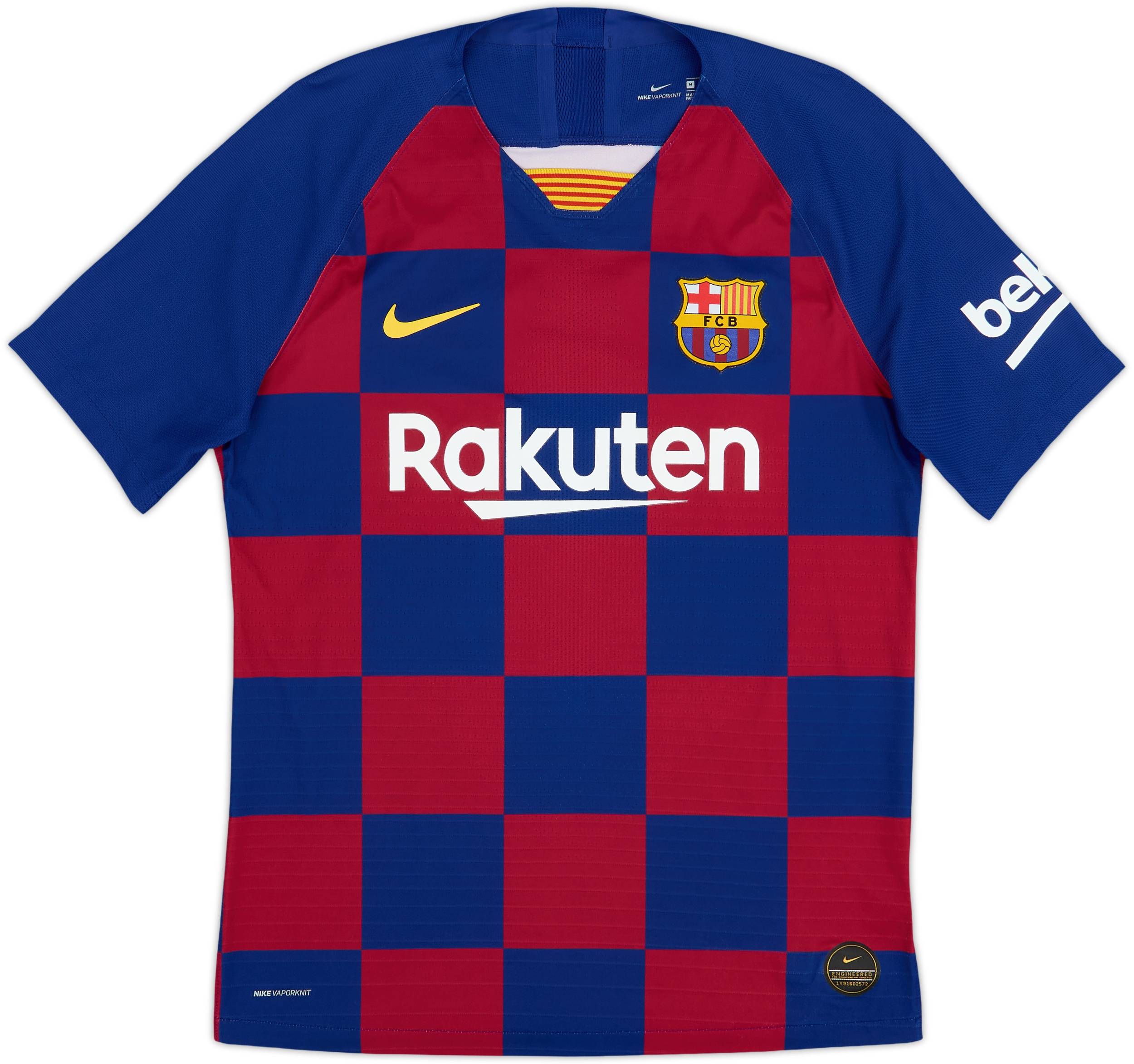 2019-20 Barcelona Authentic Home Shirt Messi #10 - 9/10 - (M)