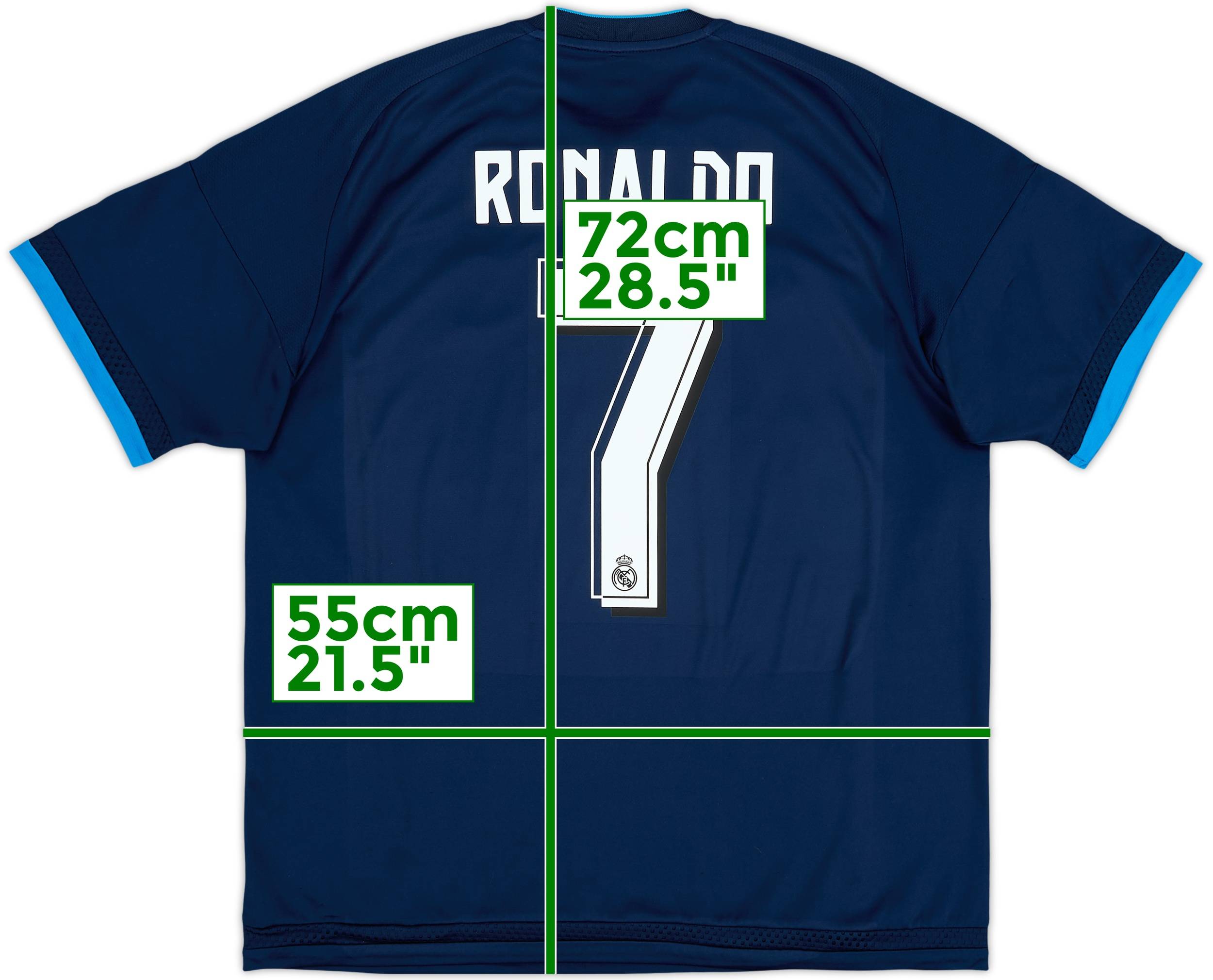 2015-16 Real Madrid Third Shirt Ronaldo #7 - 7/10 - (L)