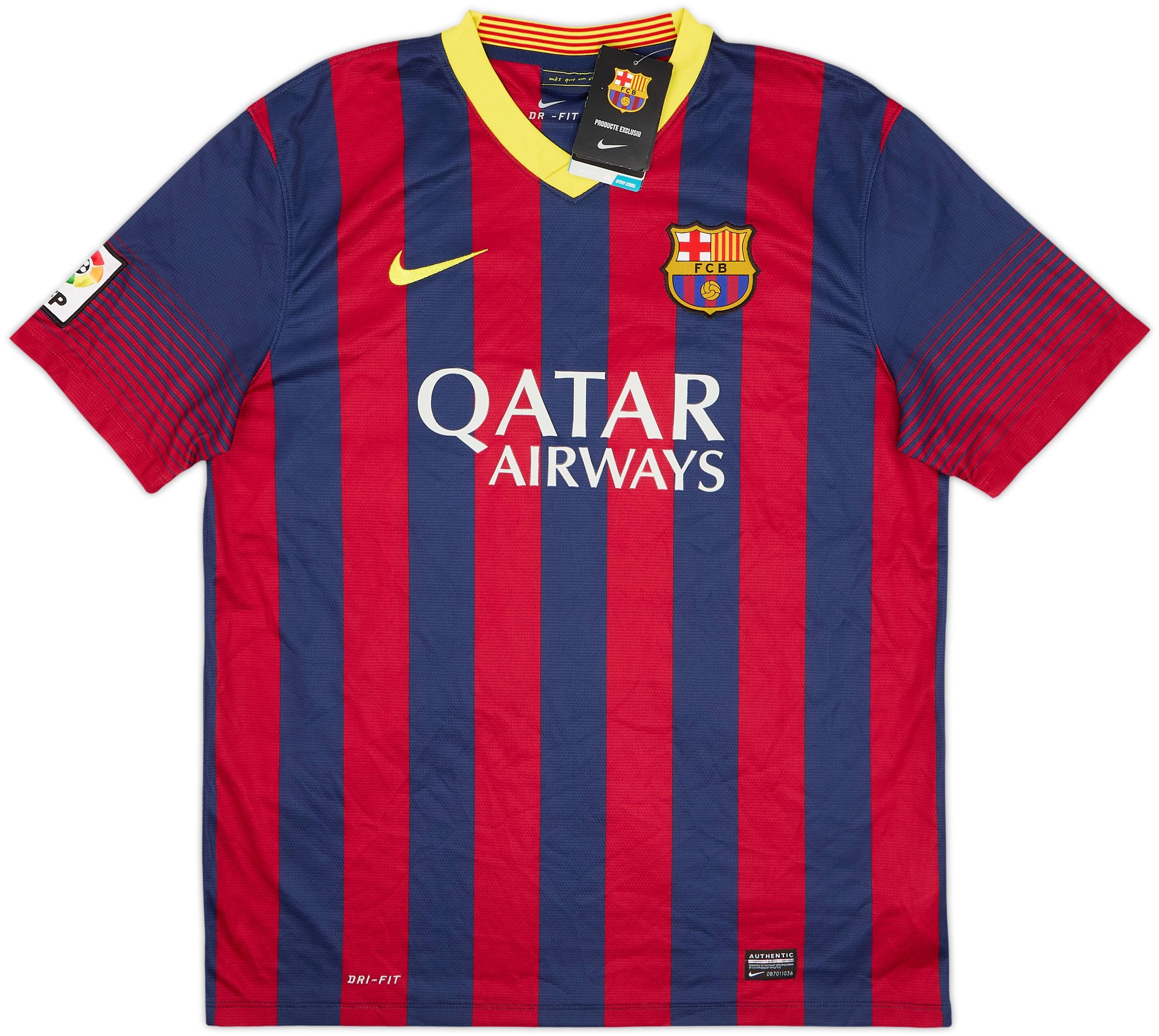 2013-14 Barcelona Home Shirt Messi #10 (L)