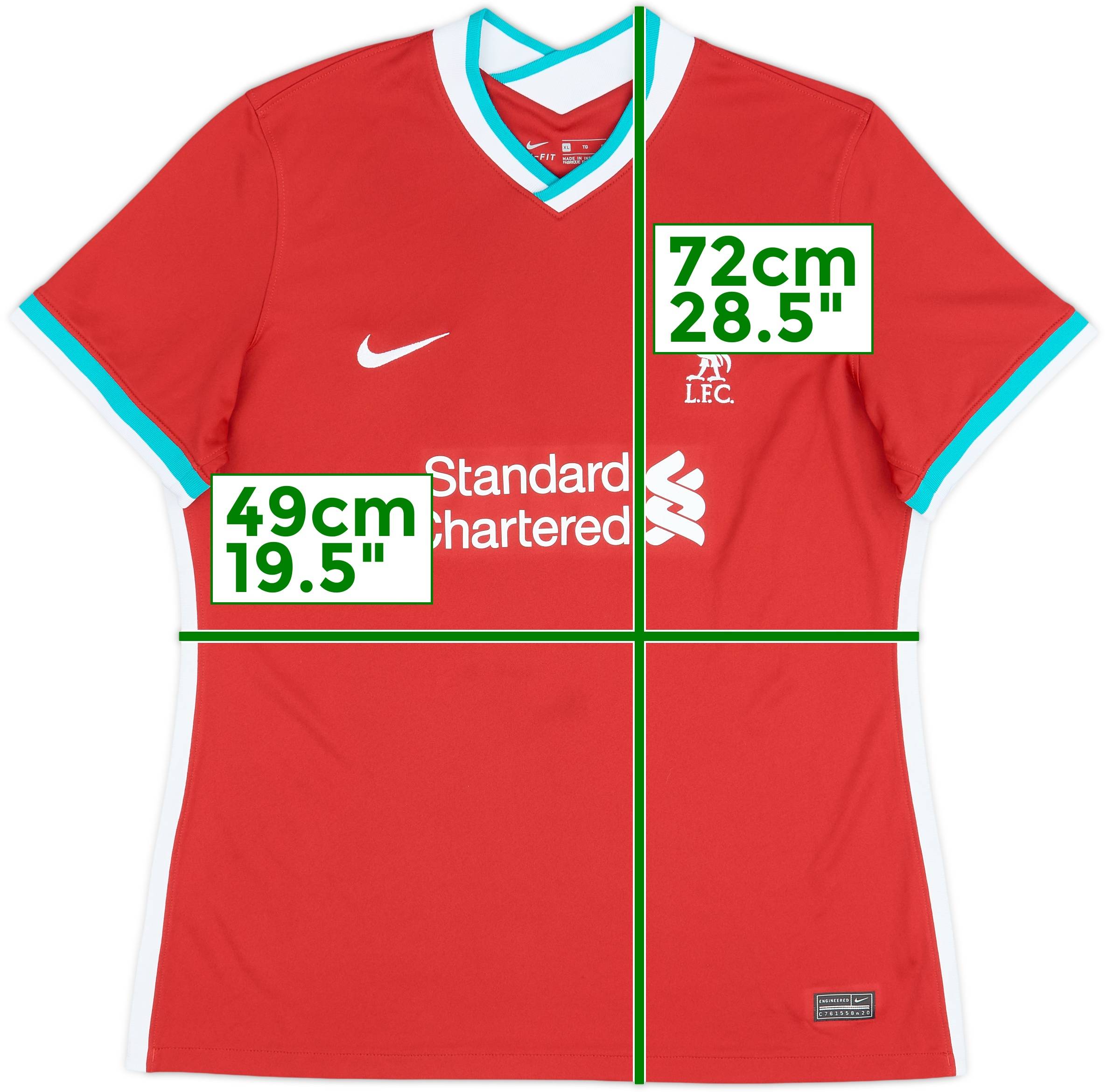 2020-21 Liverpool Home Shirt - 10/10 - (Women's XL)