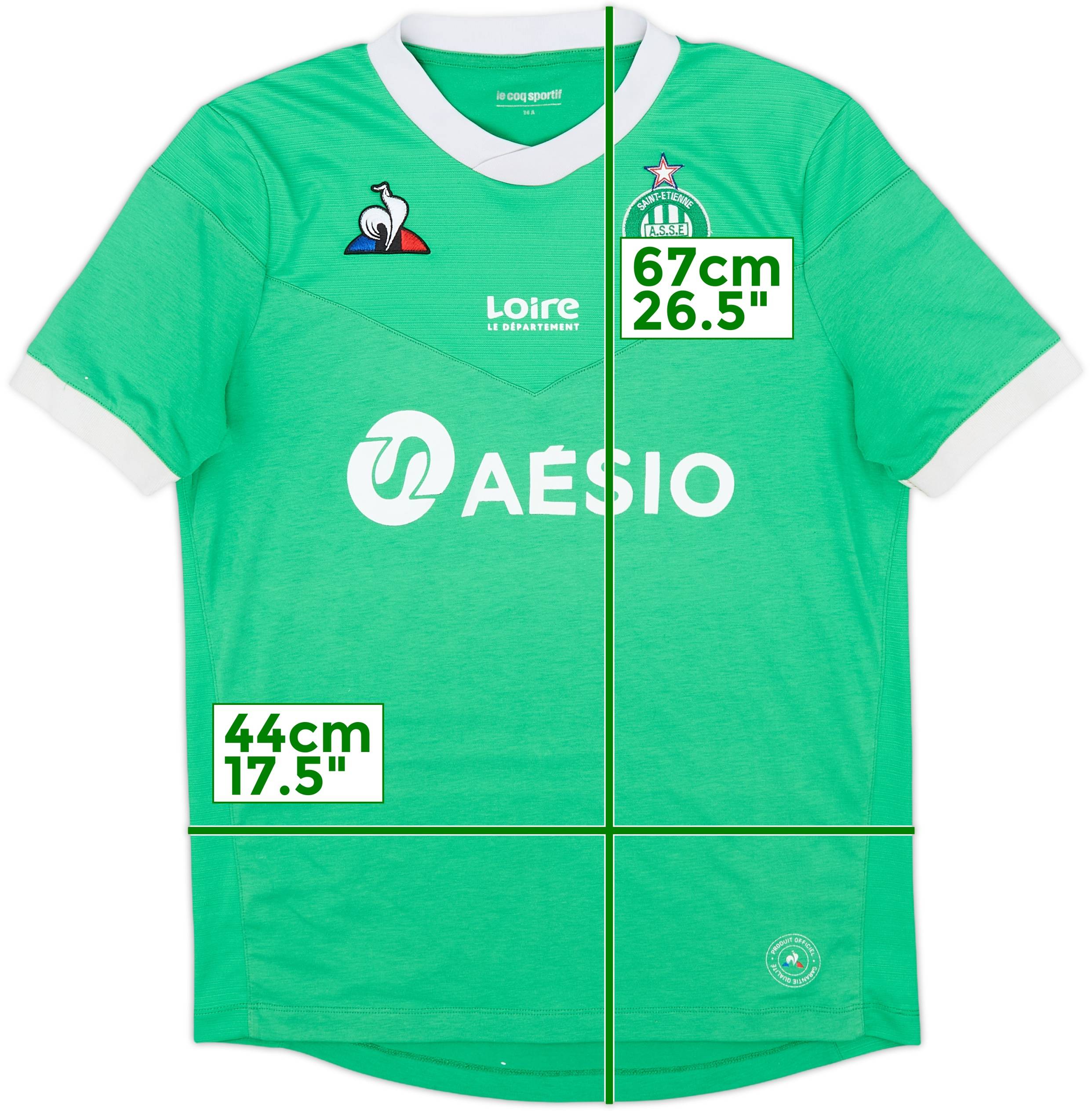 2020-21 Saint Etienne Home Shirt - 6/10 - (Women's M)