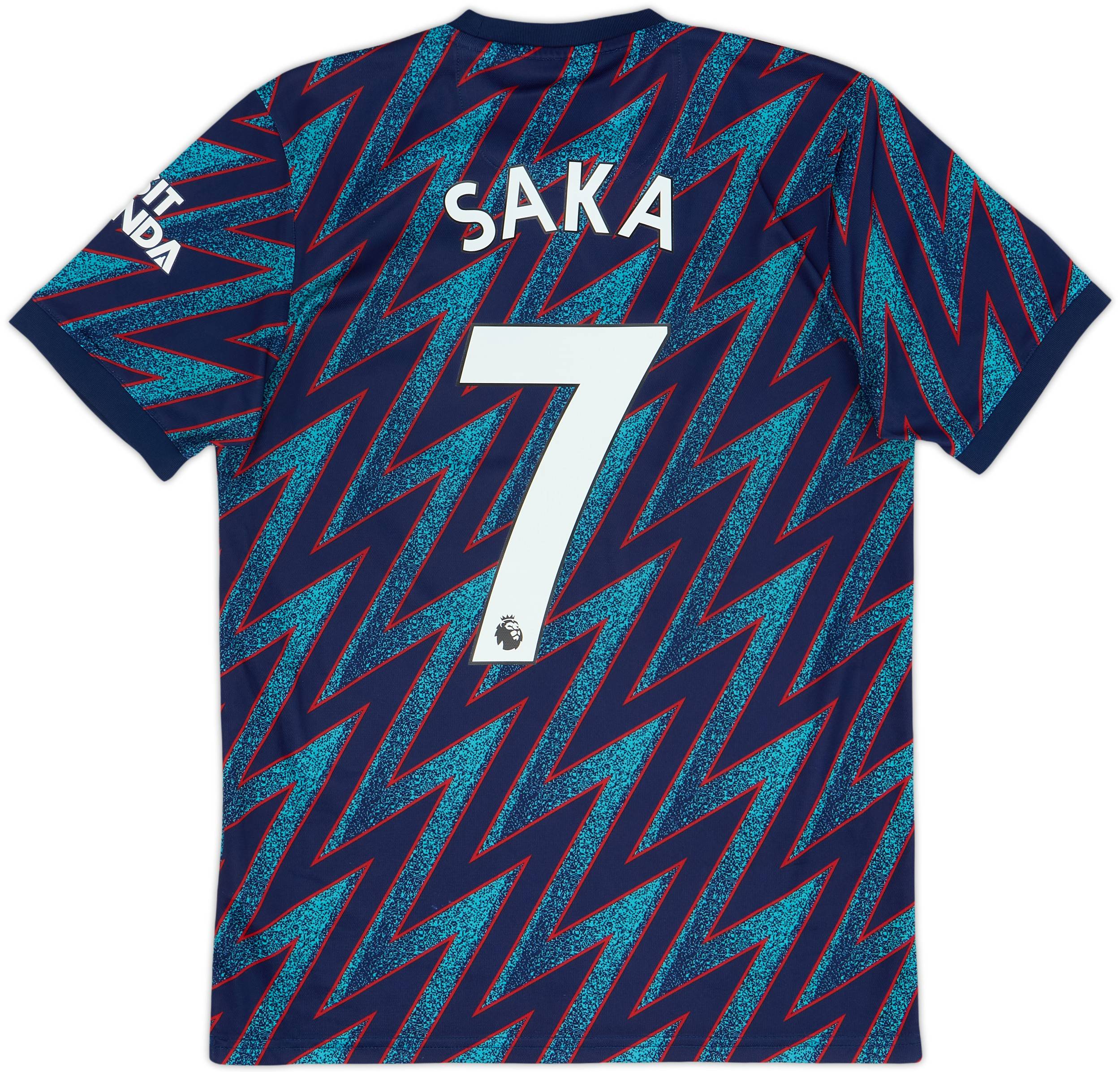 2021-22 Arsenal Third Shirt Saka #7 - 9/10 - (S)